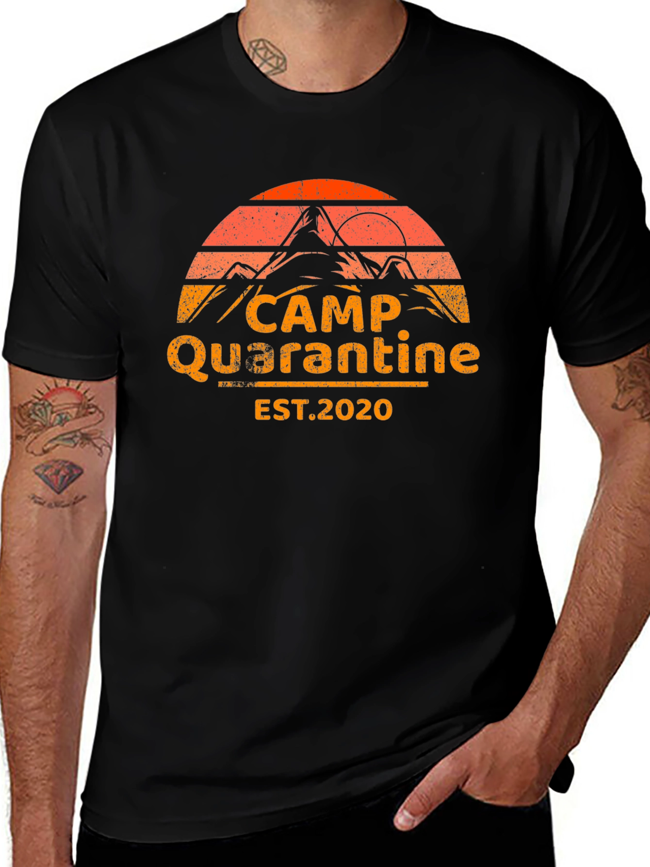 Camp Quarantine EST. 2020 Graphic Tee