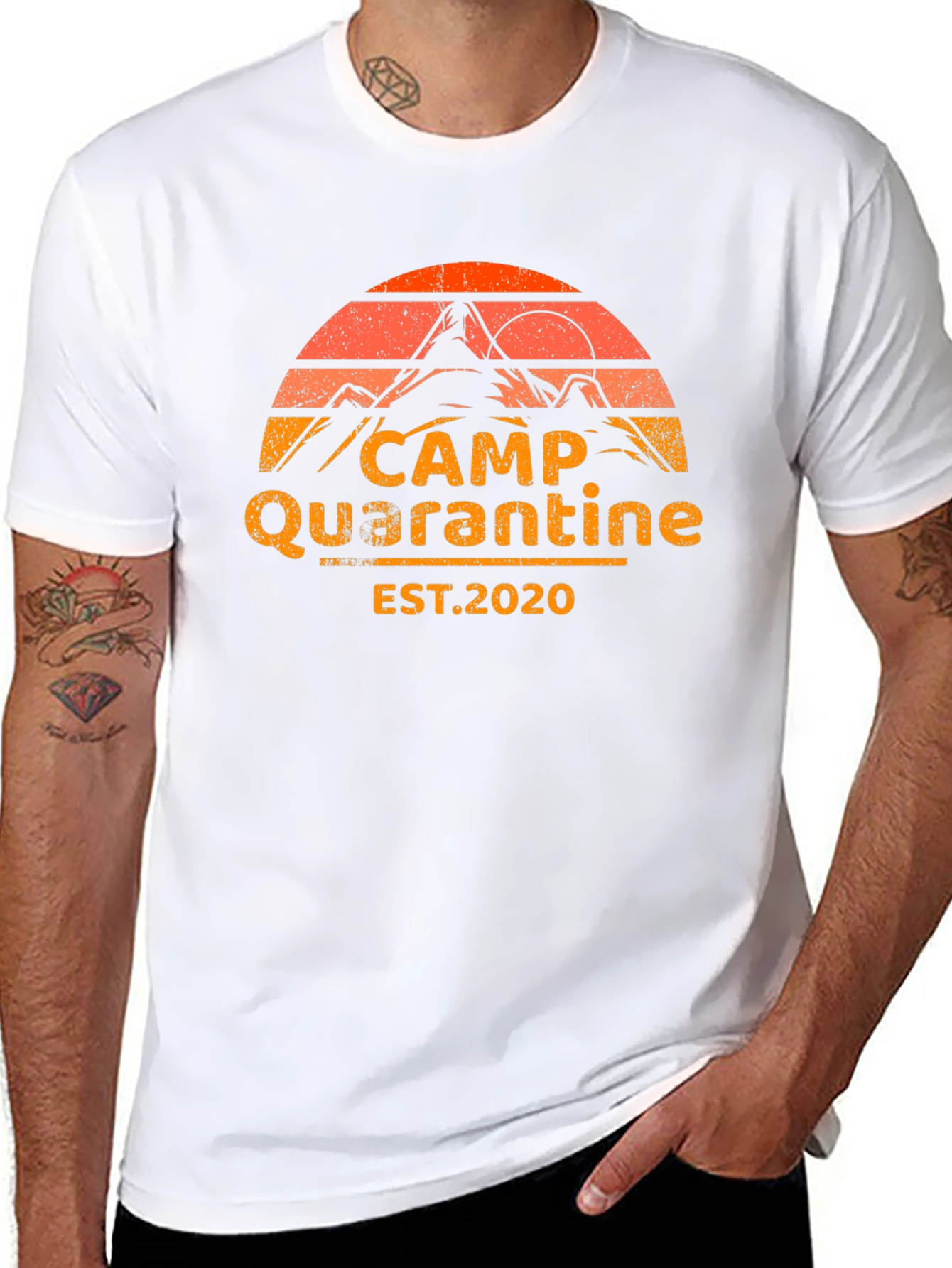 Camp Quarantine EST. 2020 Graphic Tee