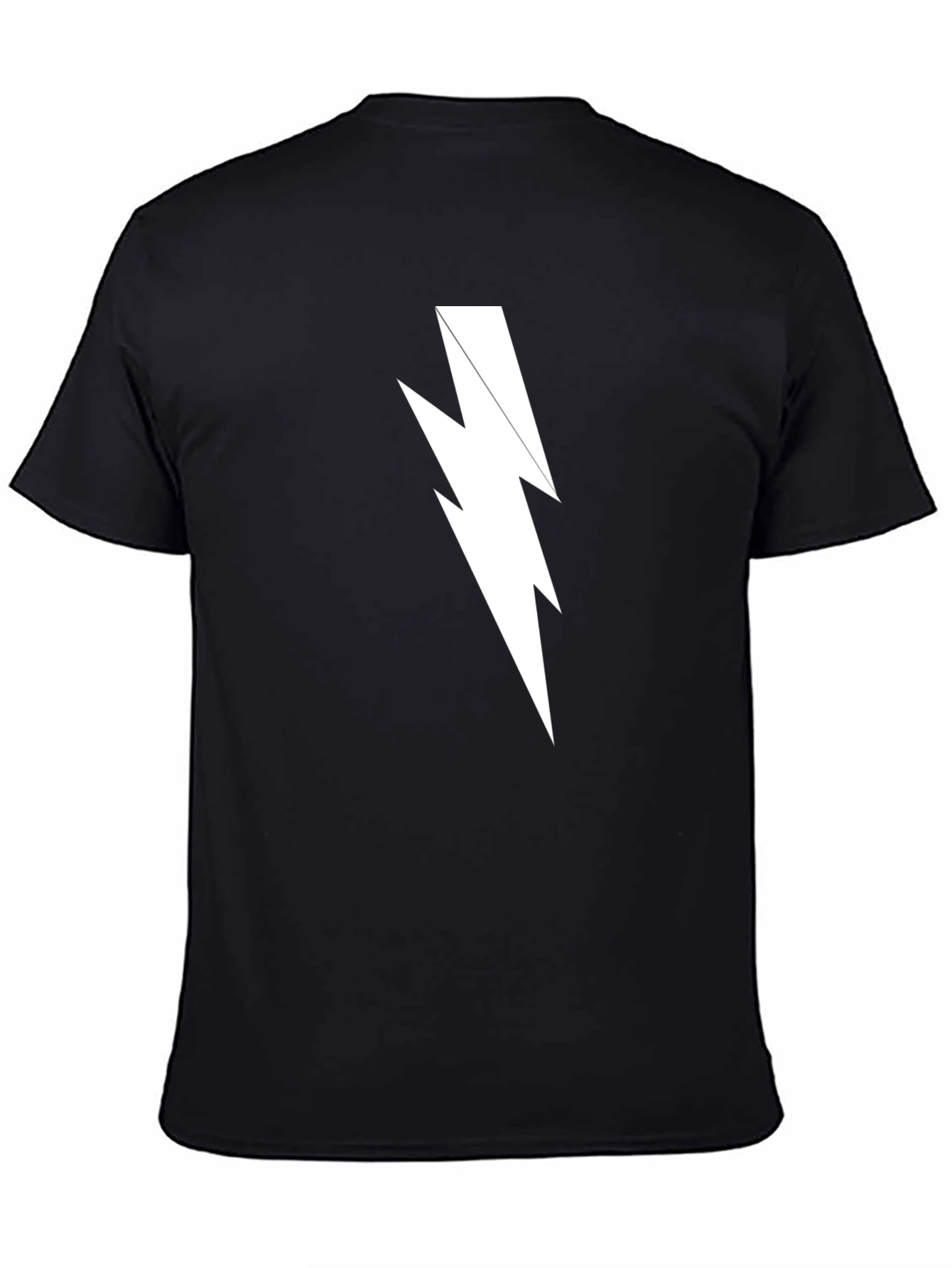 Lightning Bolt Graphic Tee - Mens Black T-Shirt