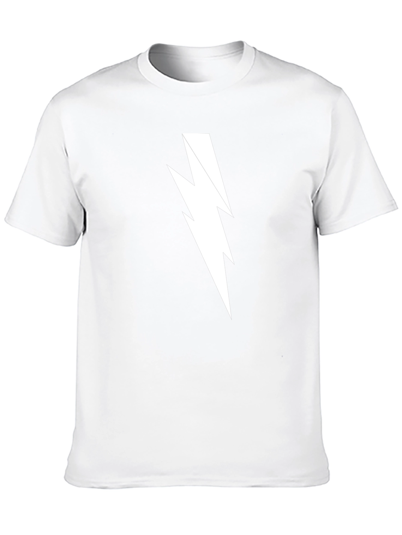 Lightning Bolt Graphic Tee - Mens Black T-Shirt