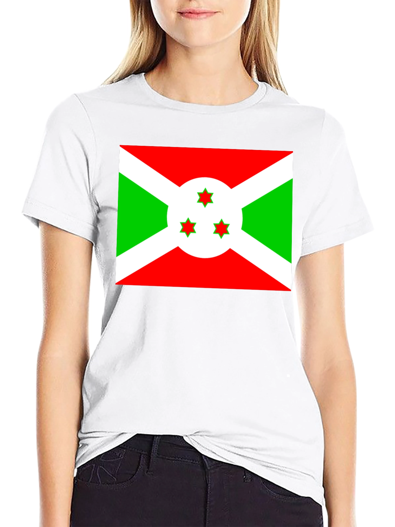 Burundi Flag Graphic T-Shirt