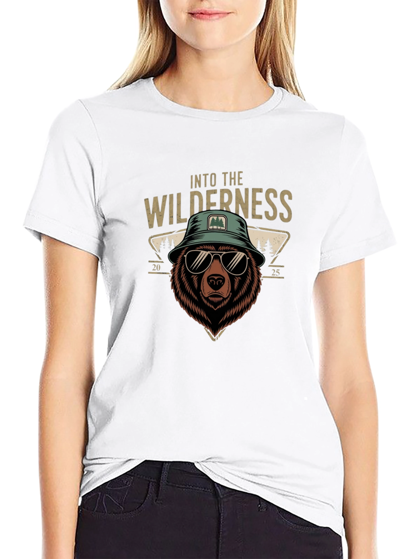 Into the Wilderness Bear Graphic T-Shirt