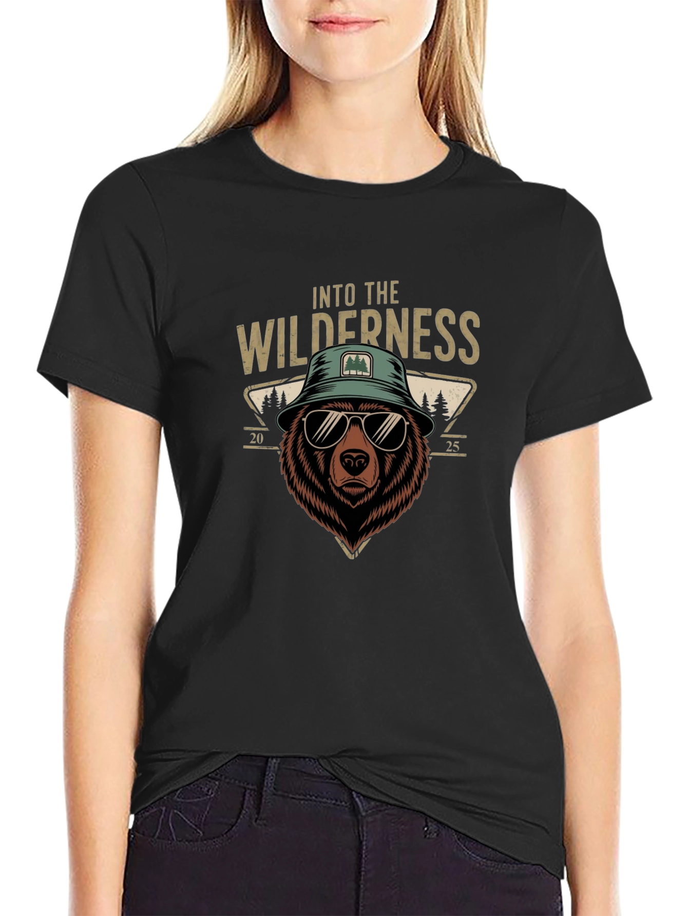 Into the Wilderness Bear Graphic T-Shirt