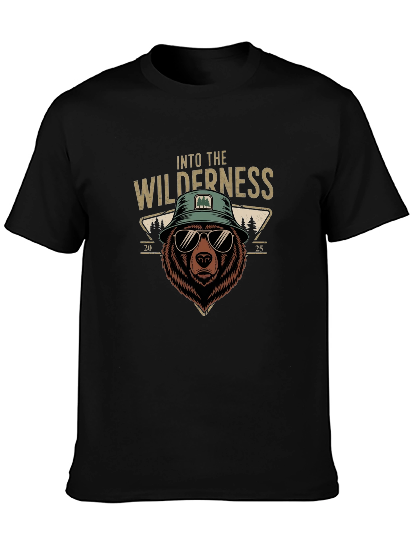 Into the Wilderness Bear Graphic T-Shirt