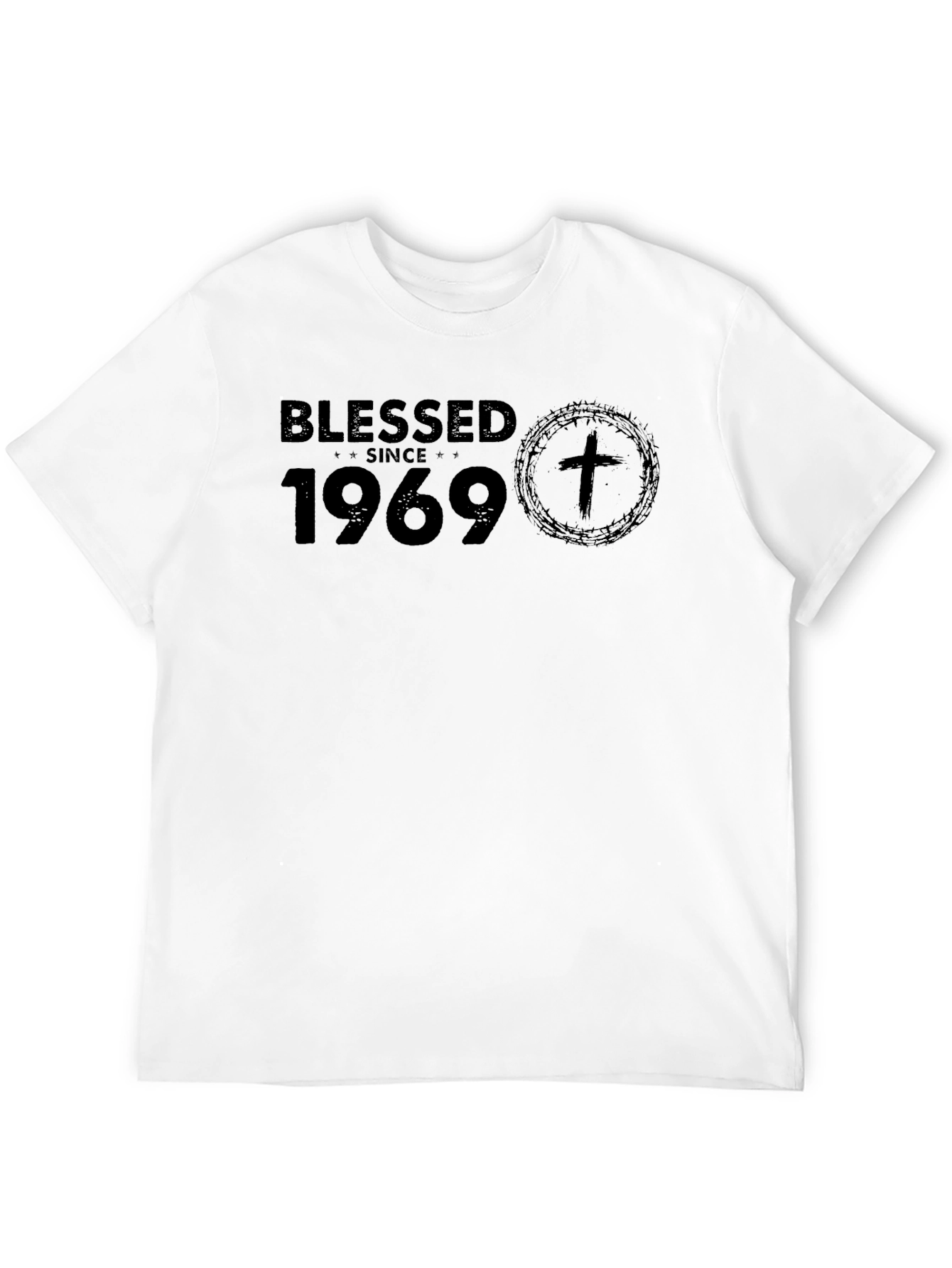 Blessed Since 1969 Black T-Shirt