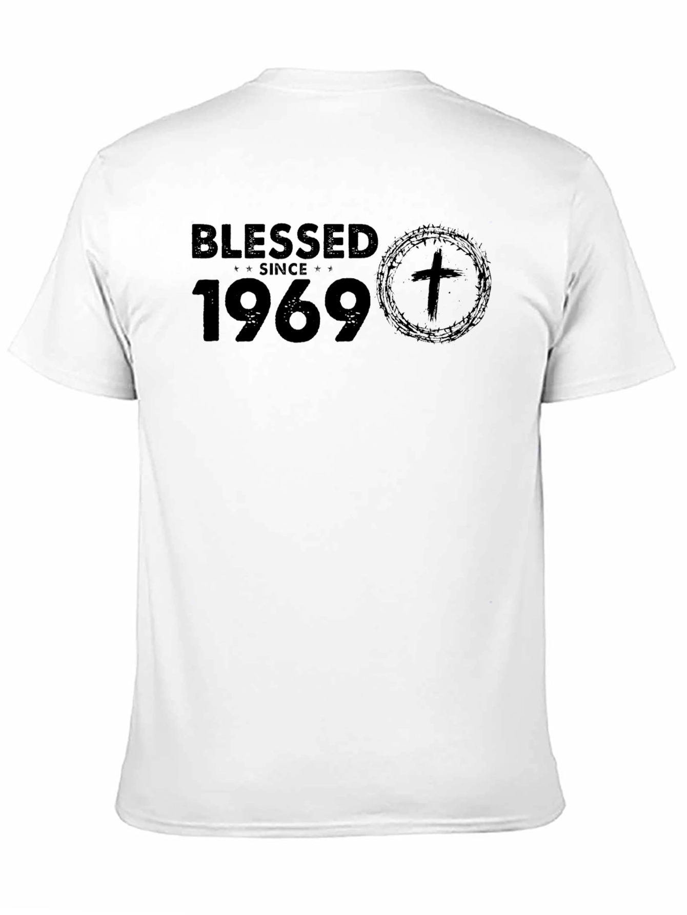 Blessed Since 1969 Black T-Shirt