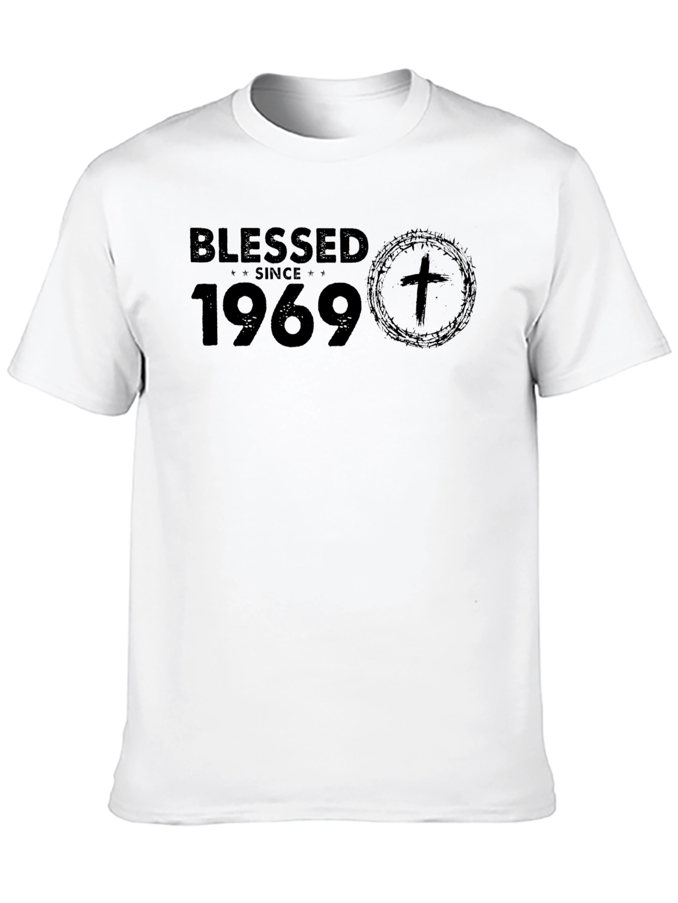 Blessed Since 1969 Black T-Shirt
