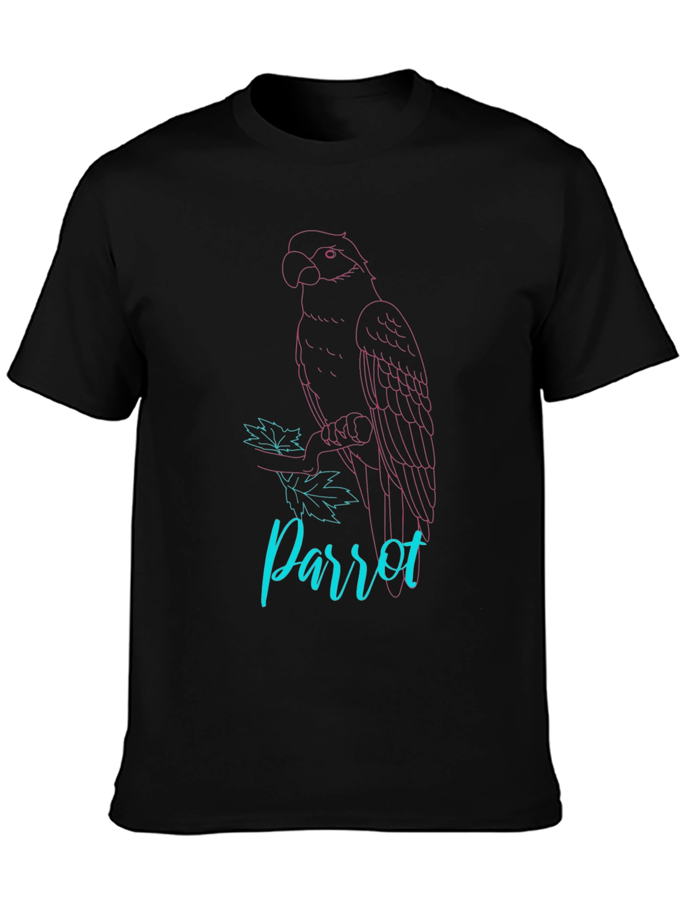 Parrot Graphic Tee - Casual Style