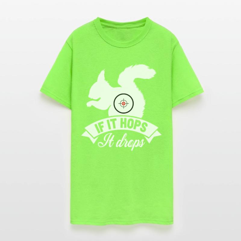 If it hops it drops Hunter T-shirts Great hunting