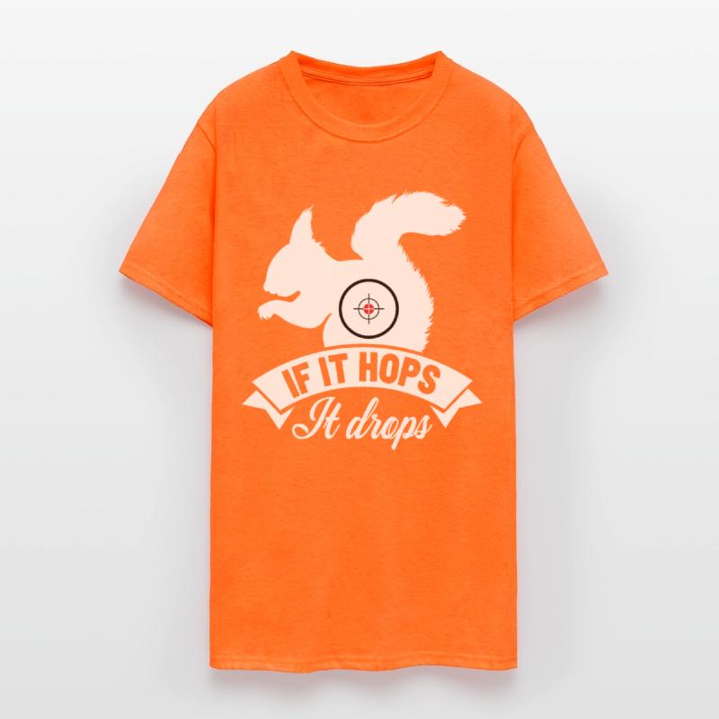 If it hops it drops Hunter T-shirts Great hunting