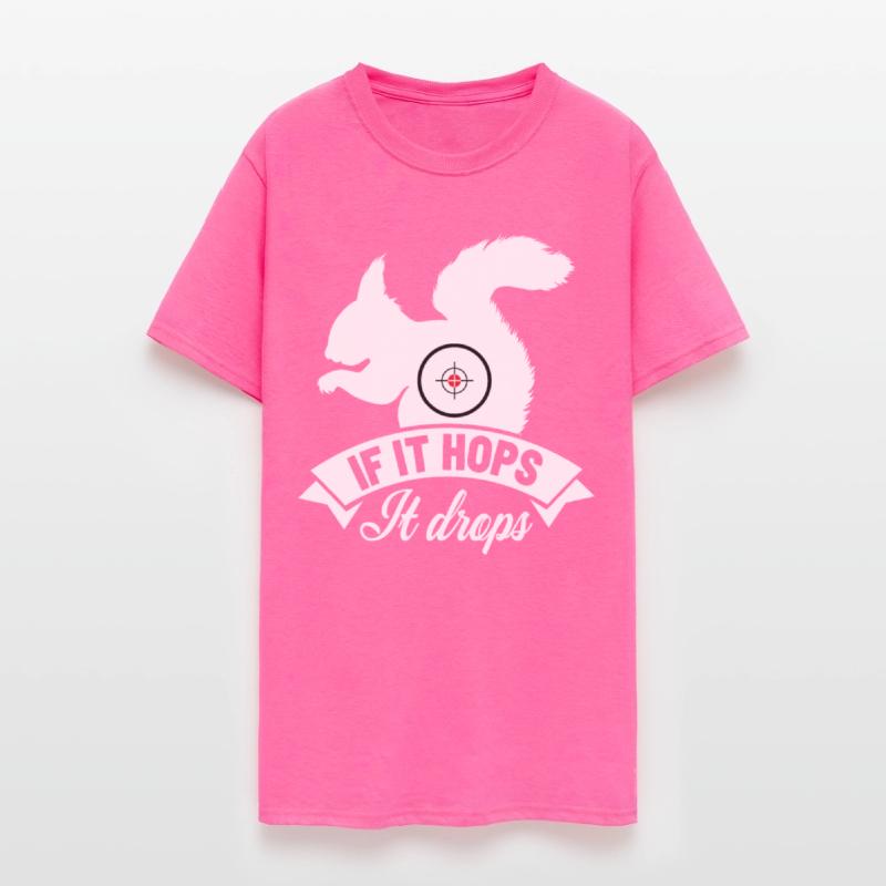 If it hops it drops Hunter T-shirts Great hunting
