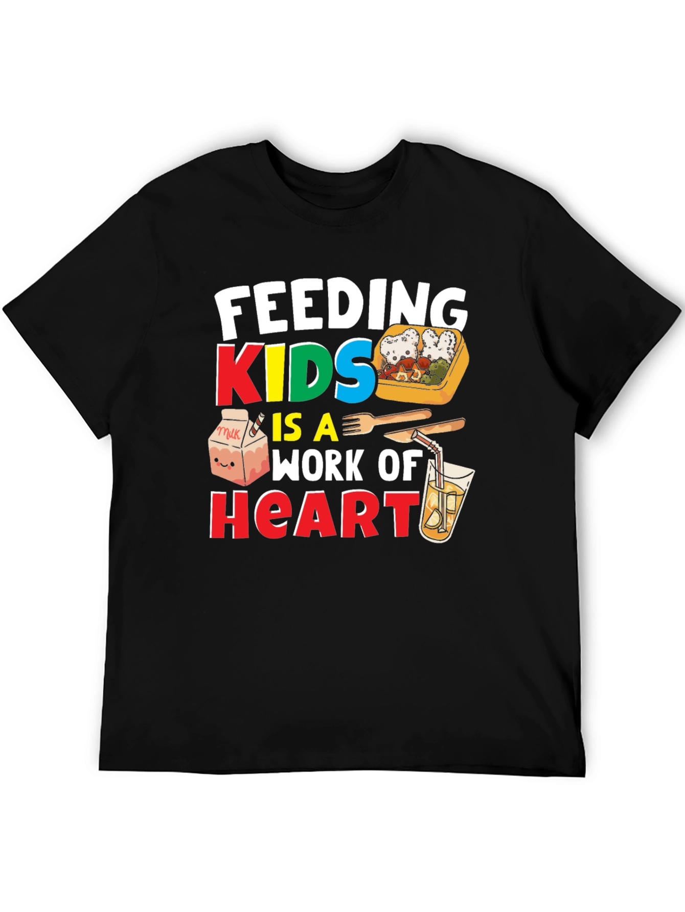 Feeding Kids is a Work of Heart T-Shirt