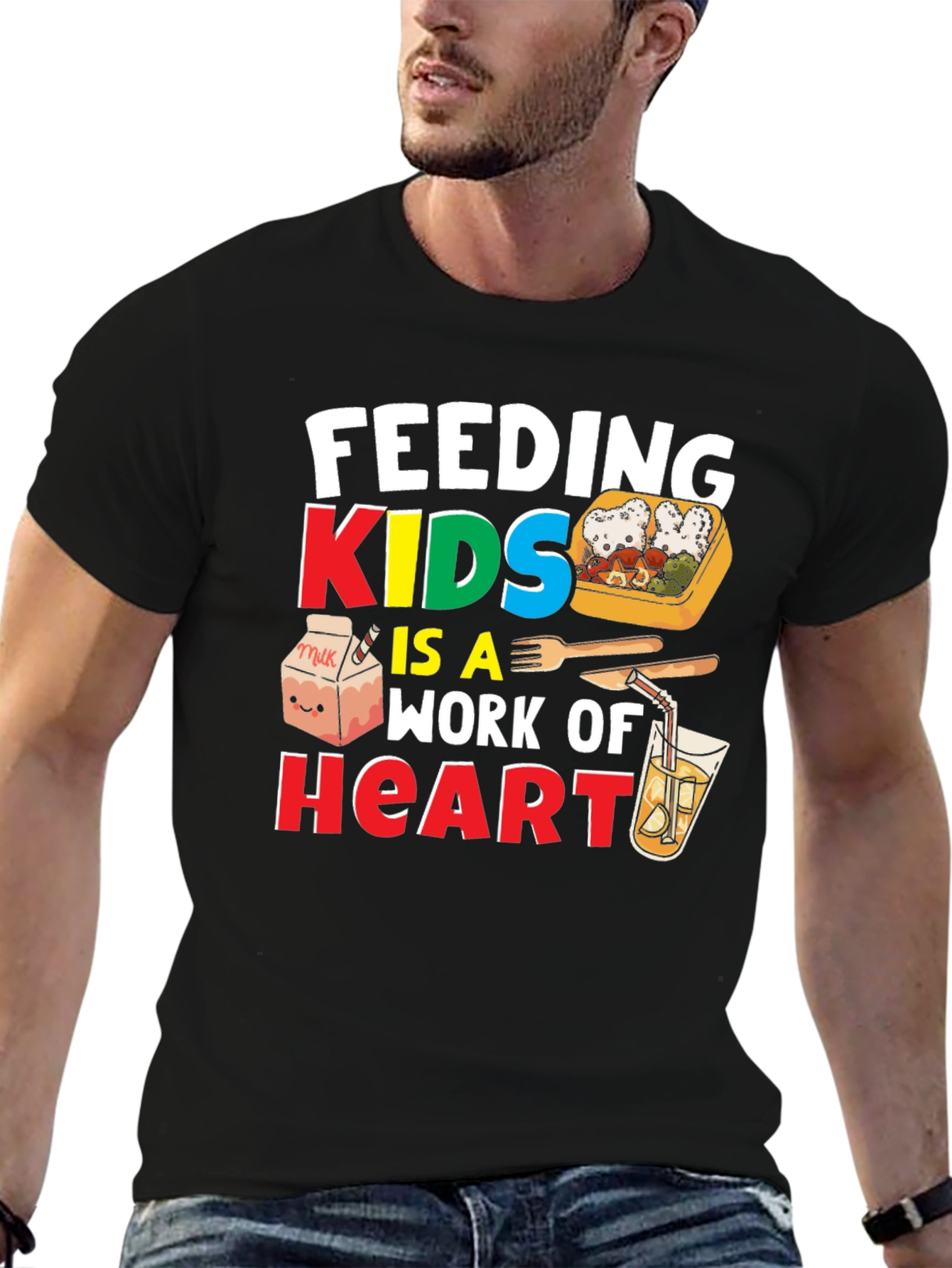 Feeding Kids is a Work of Heart T-Shirt