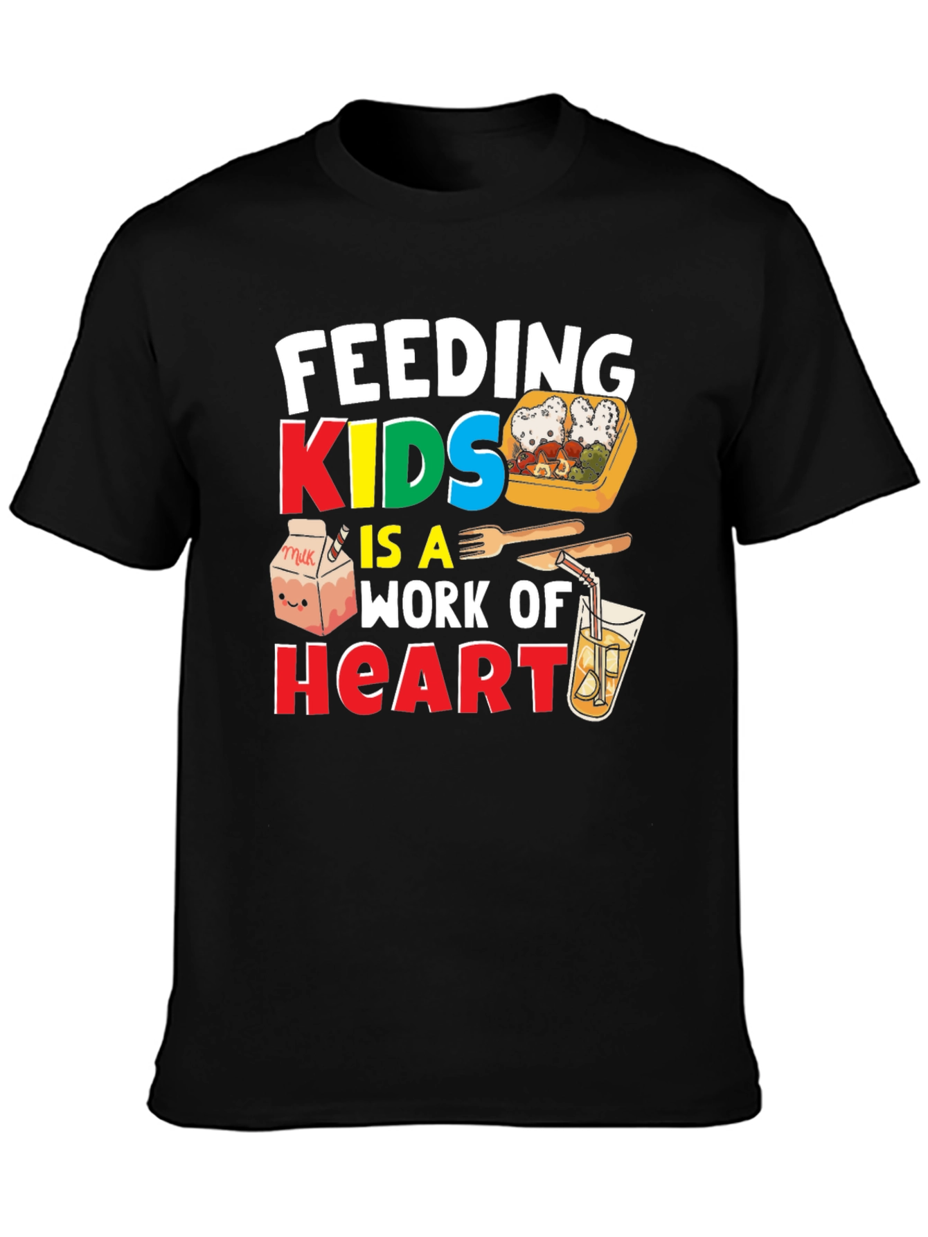 Feeding Kids is a Work of Heart T-Shirt