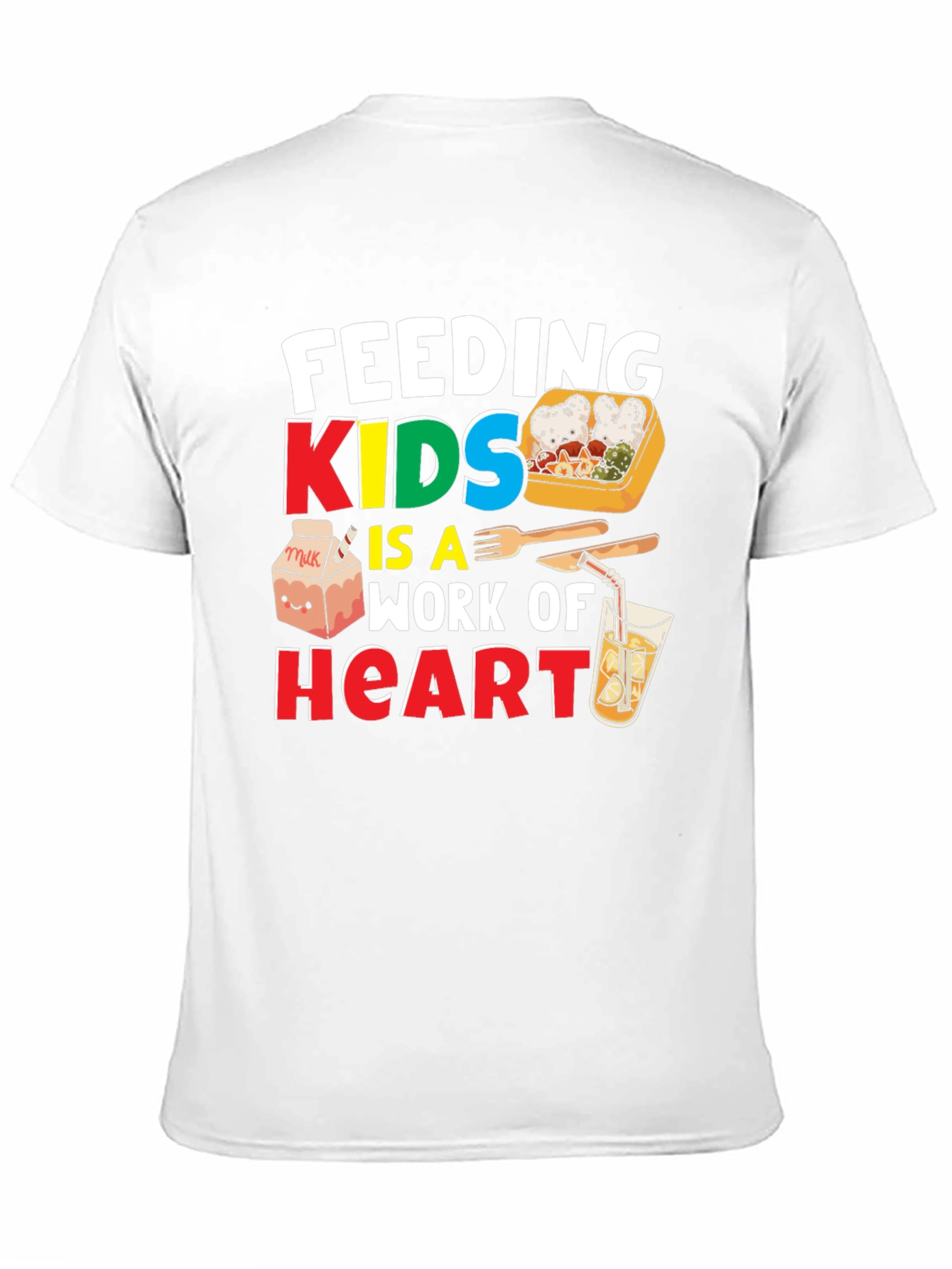 Feeding Kids is a Work of Heart T-Shirt