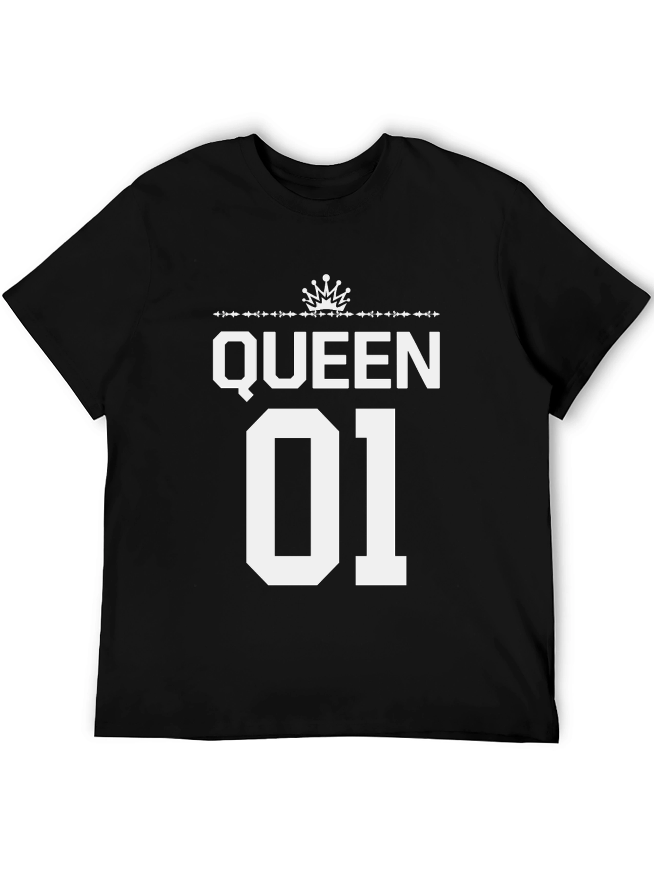 Queen 01 Graphic Tee - Stylish King/Queen Couple Shirt