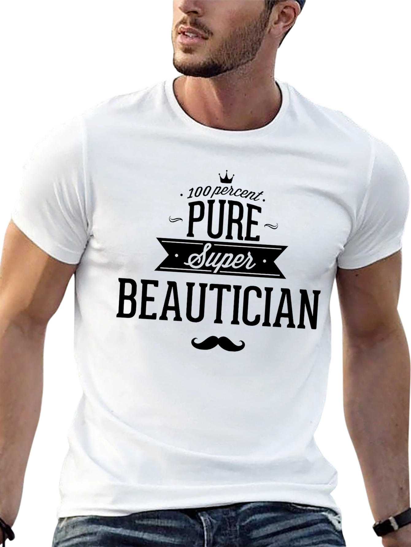 Pure Super Beautician Black T-Shirt