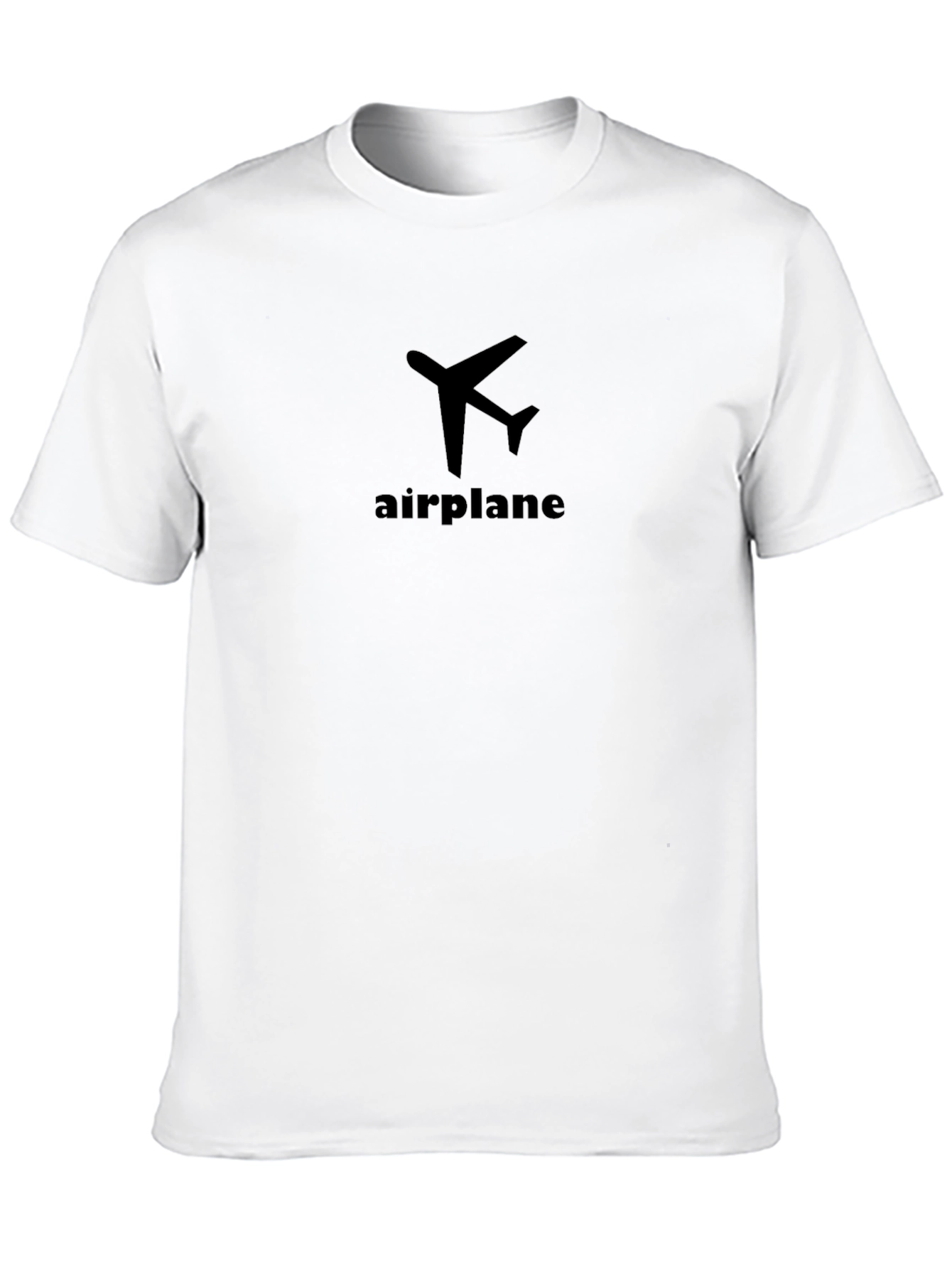 Airplane Graphic Tee - Soft Cotton Blend Comfort