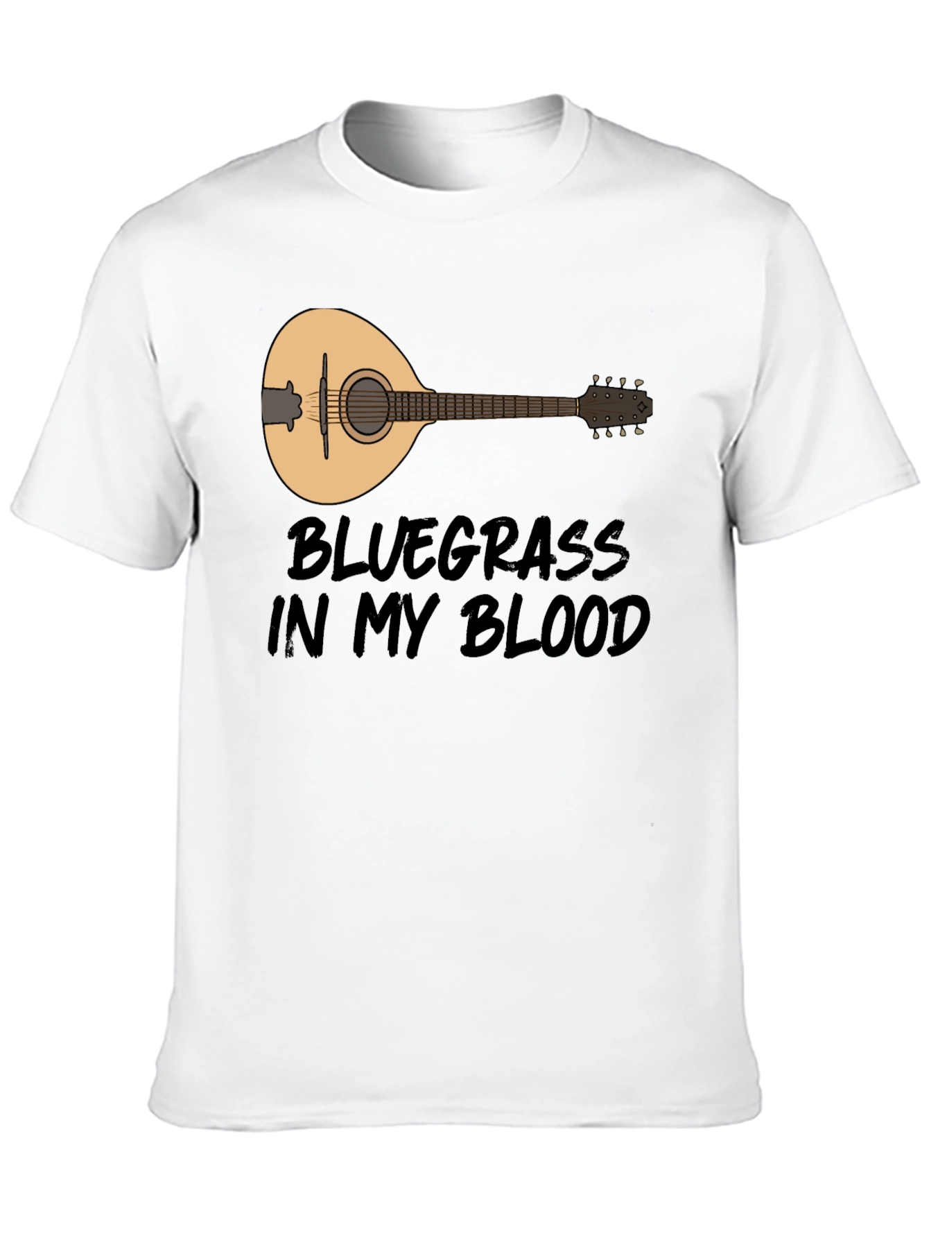 Bluegrass in My Blood T-Shirt Mandolin Music