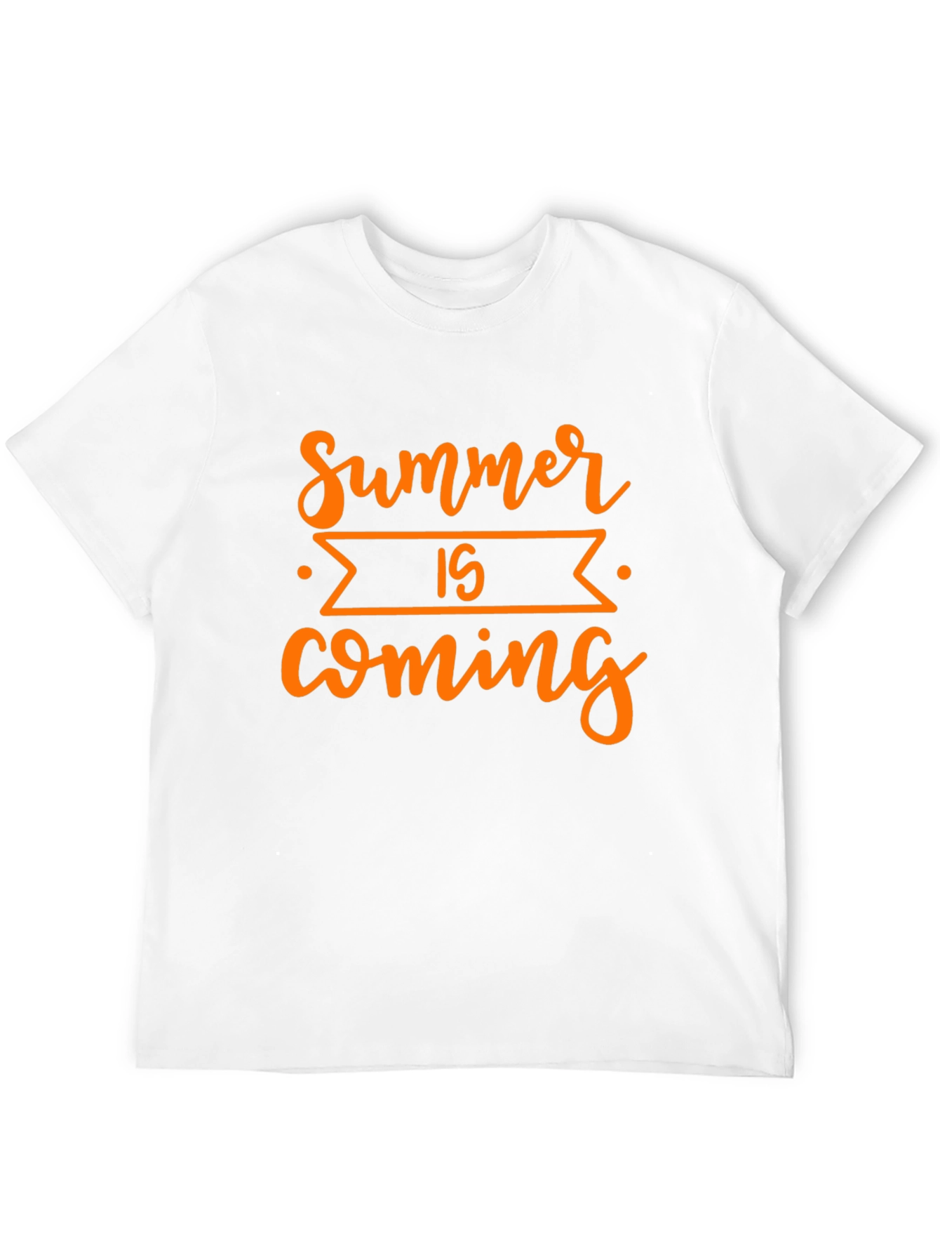 Summer is Coming Black Graphic Tee