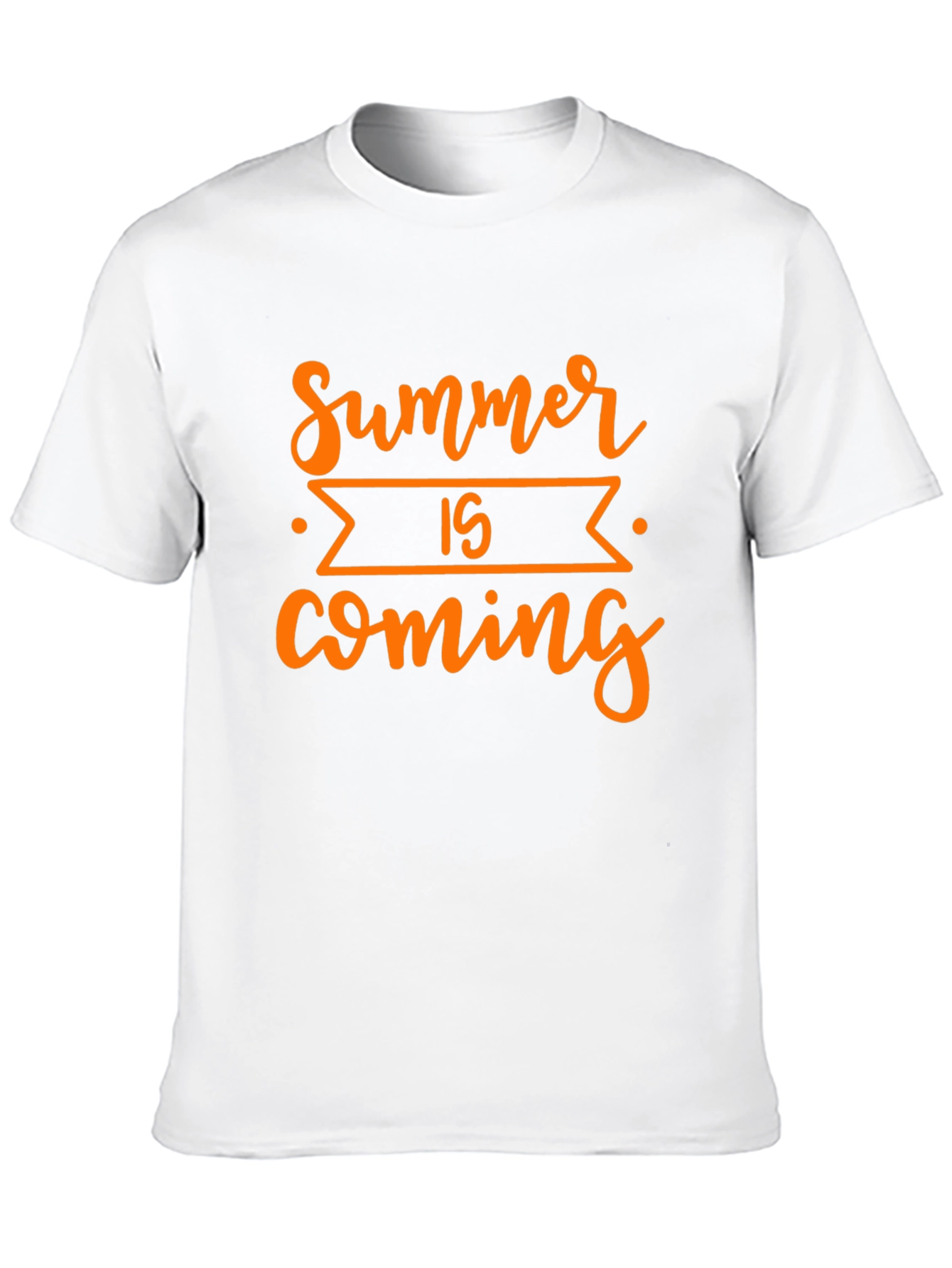 Summer is Coming Black Graphic Tee