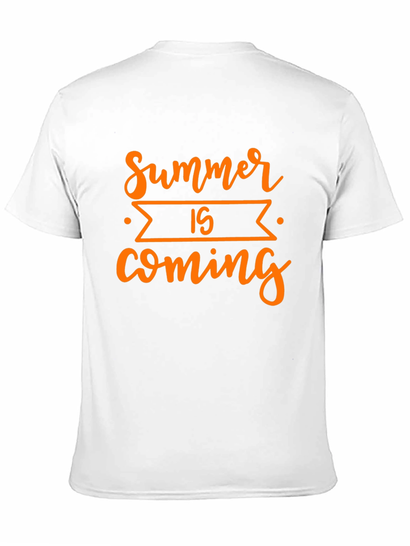 Summer is Coming Black Graphic Tee