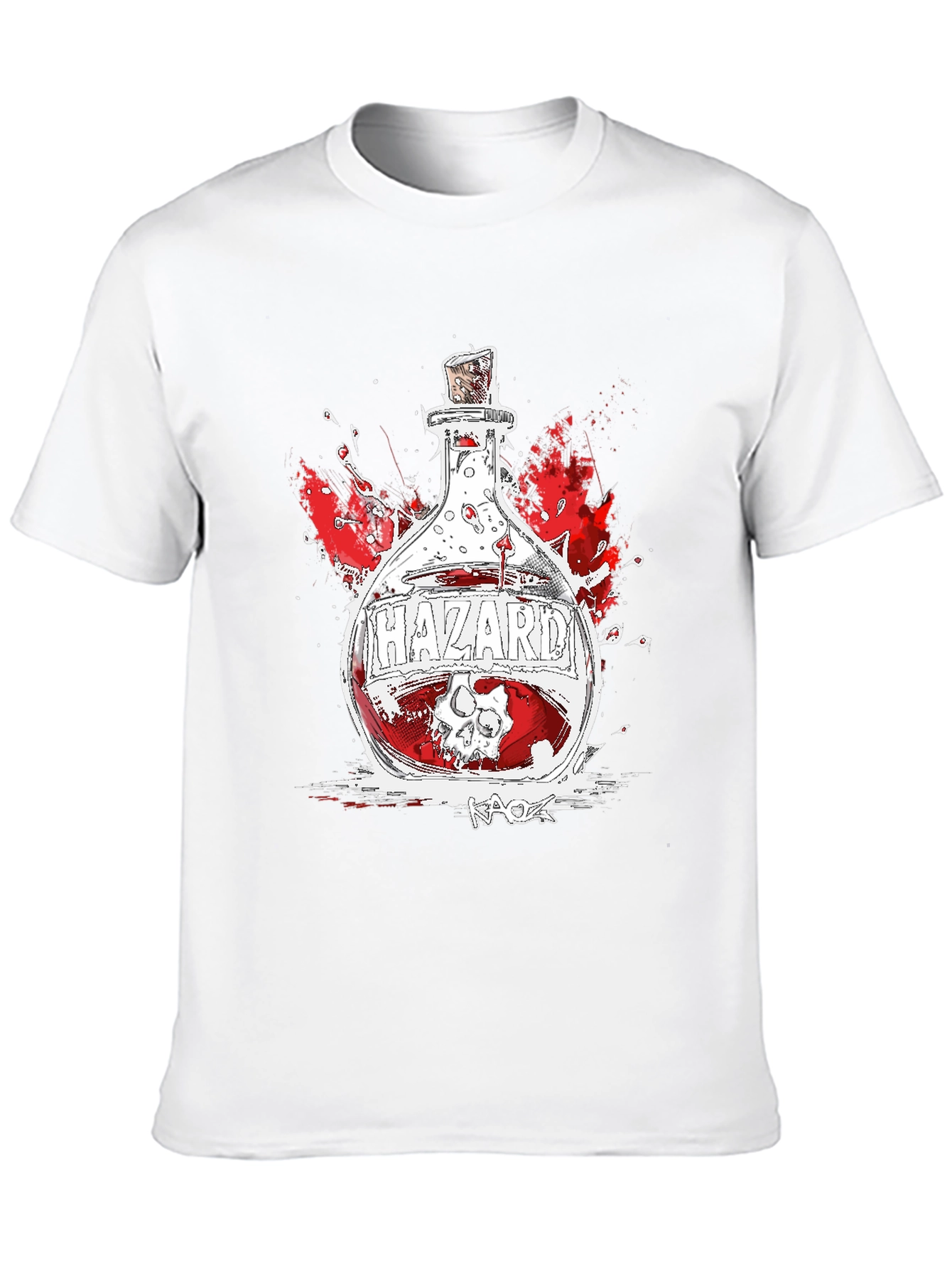 Hazard Potion Graphic Tee - Black Cotton Blend T-Shirt
