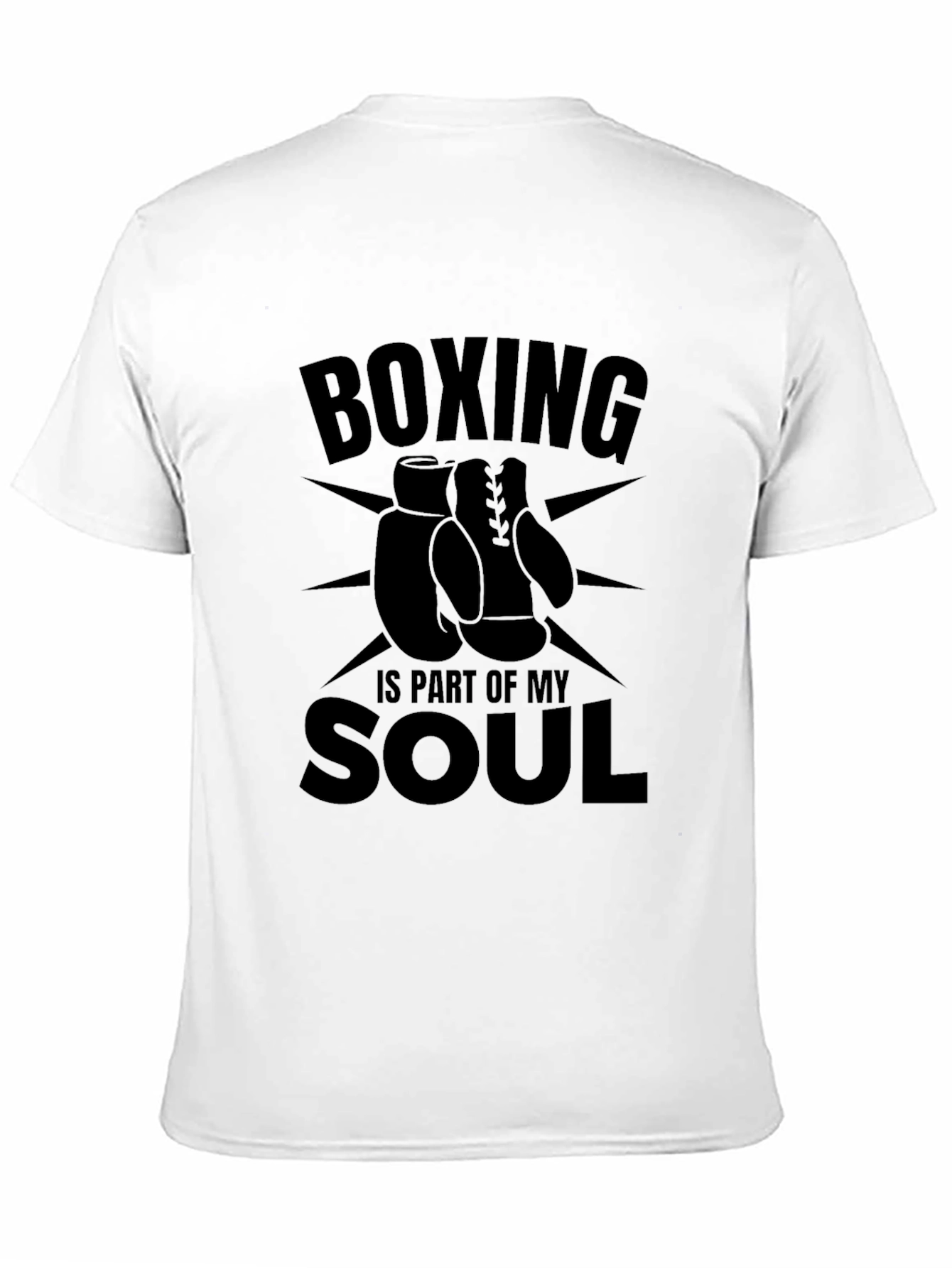 Boxing Is Part of My Soul Black Graphic T-Shirt