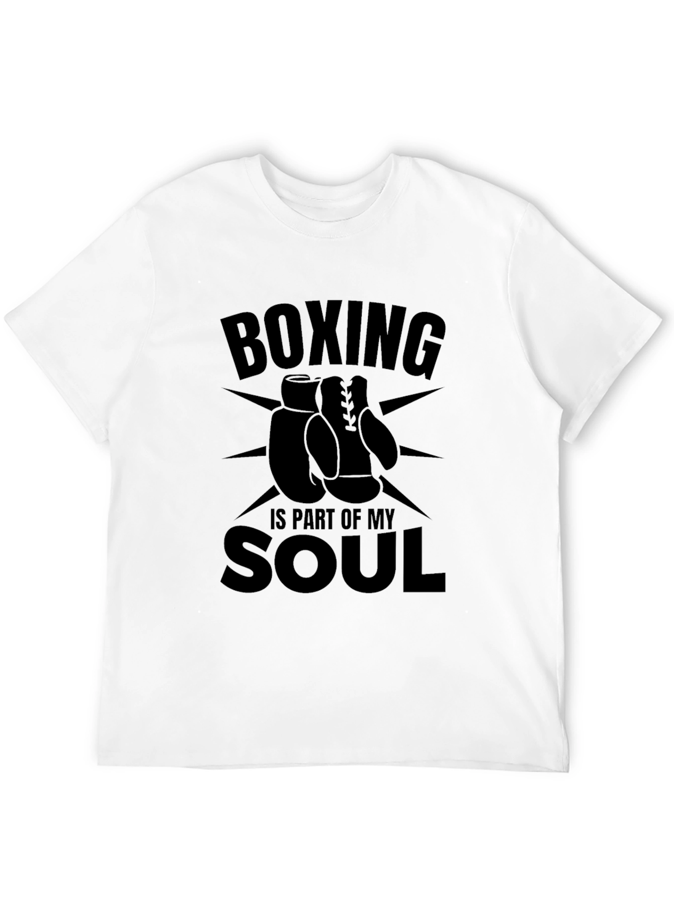 Boxing Is Part of My Soul Black Graphic T-Shirt