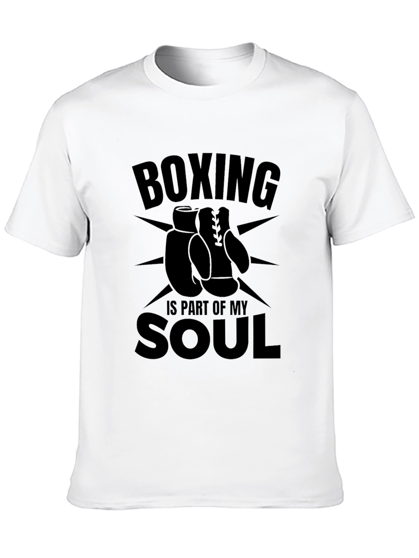 Boxing Is Part of My Soul Black Graphic T-Shirt
