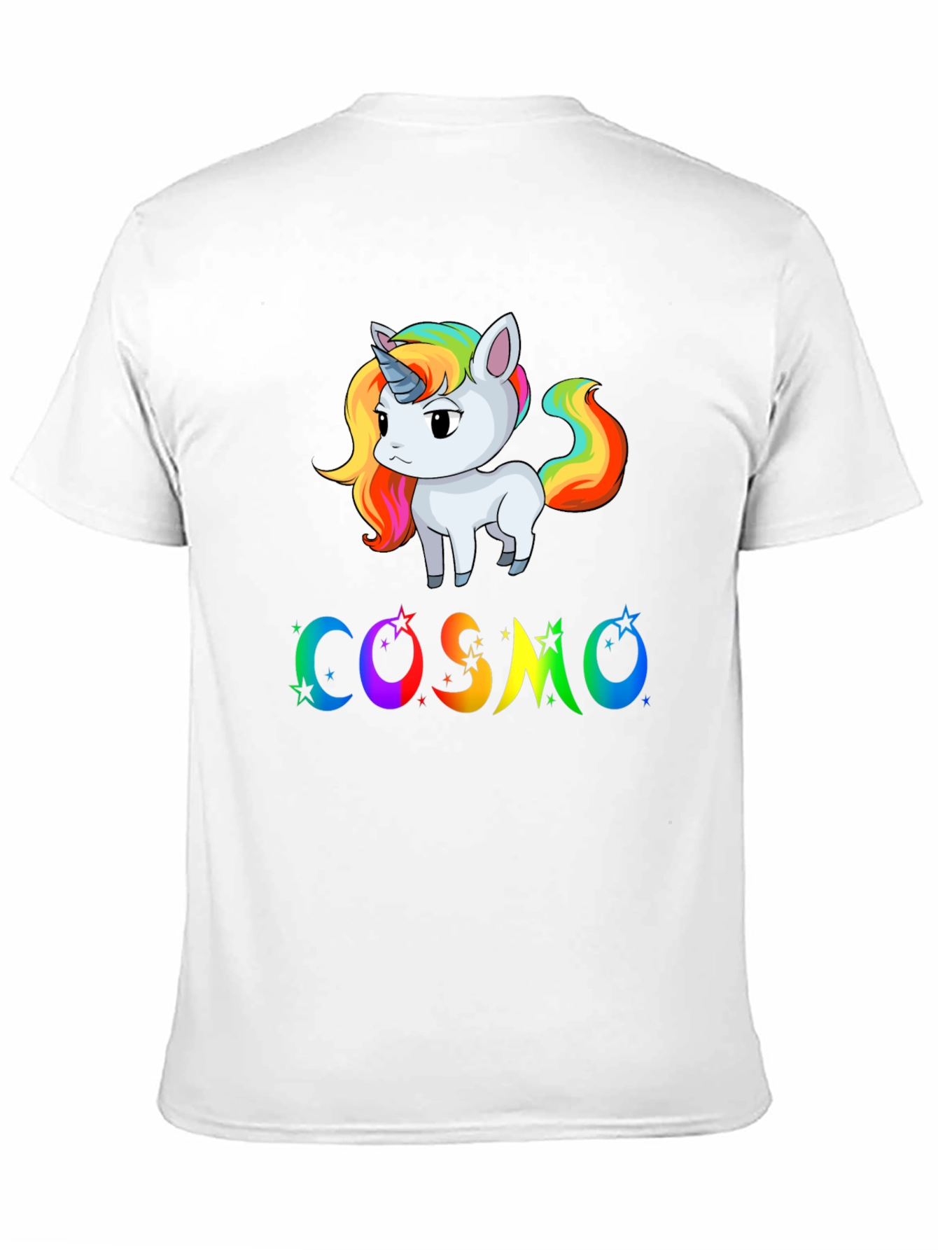Cosmo Unicorn Black T-Shirt