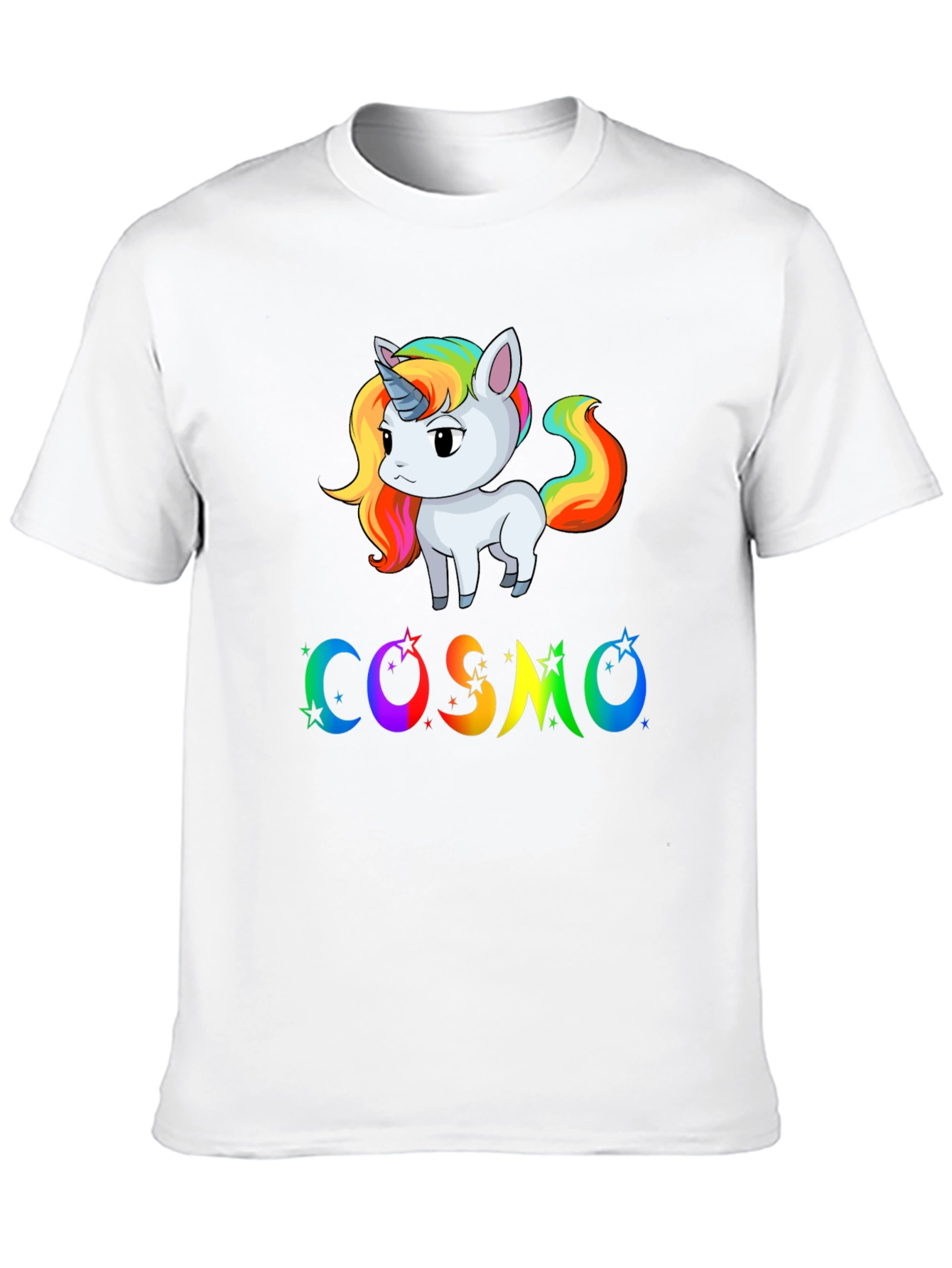 Cosmo Unicorn Black T-Shirt