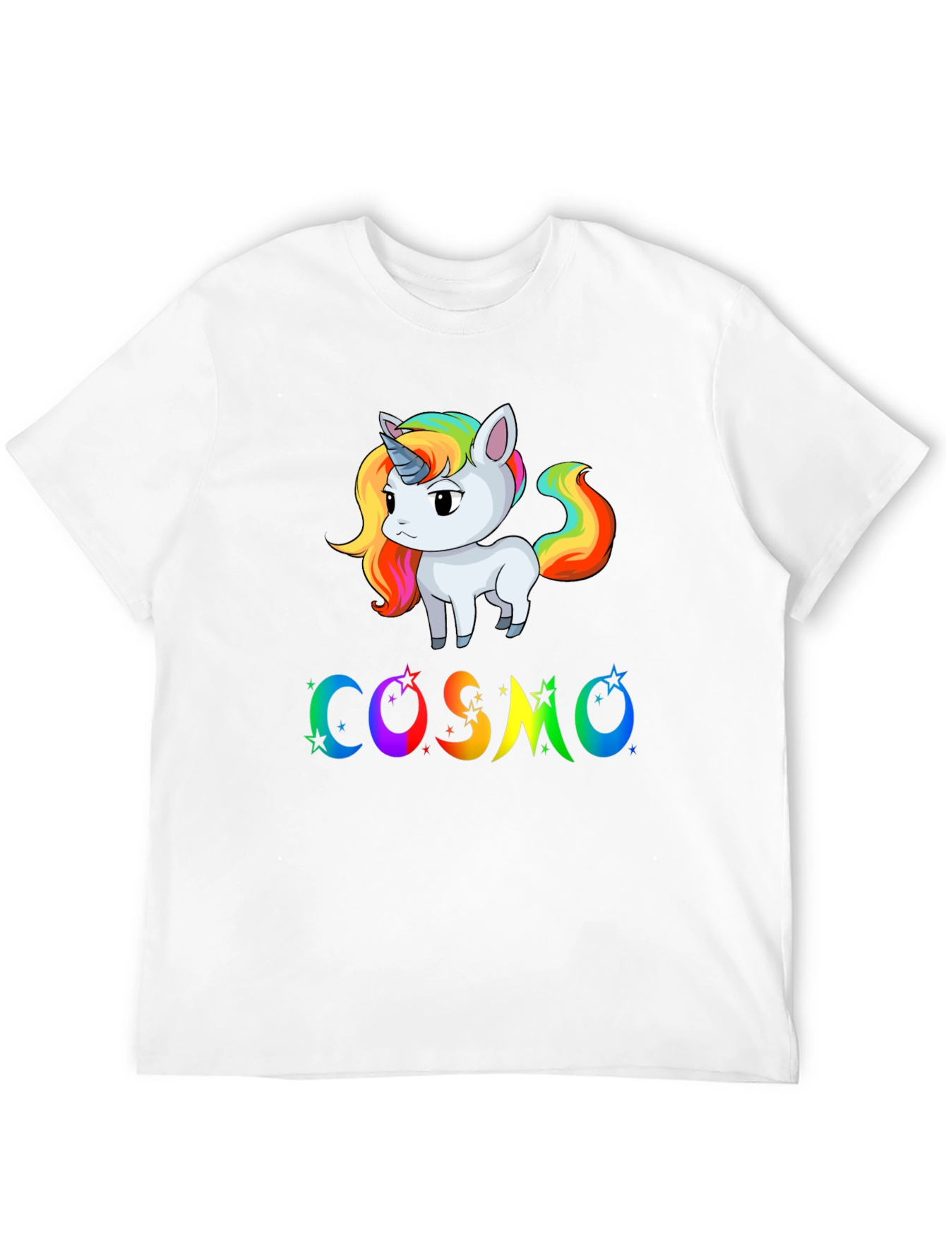 Cosmo Unicorn Black T-Shirt
