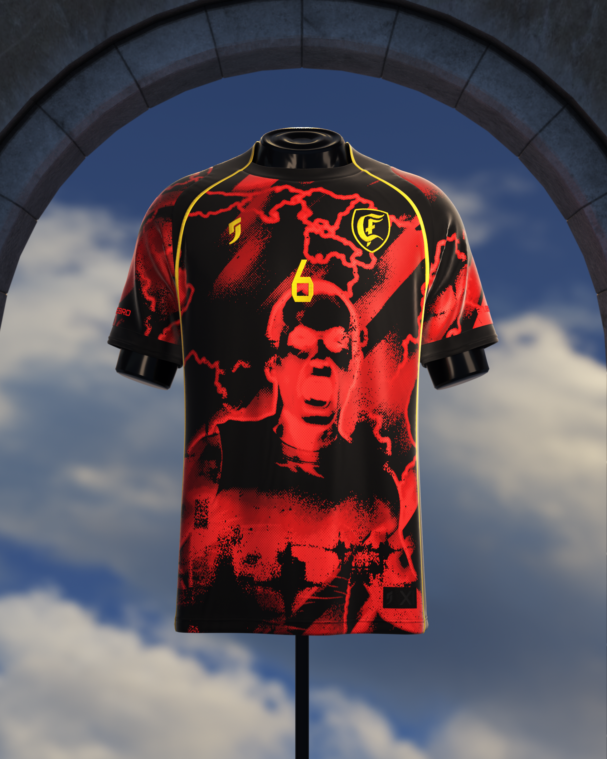 El Cerebro - Number 6 Jersey