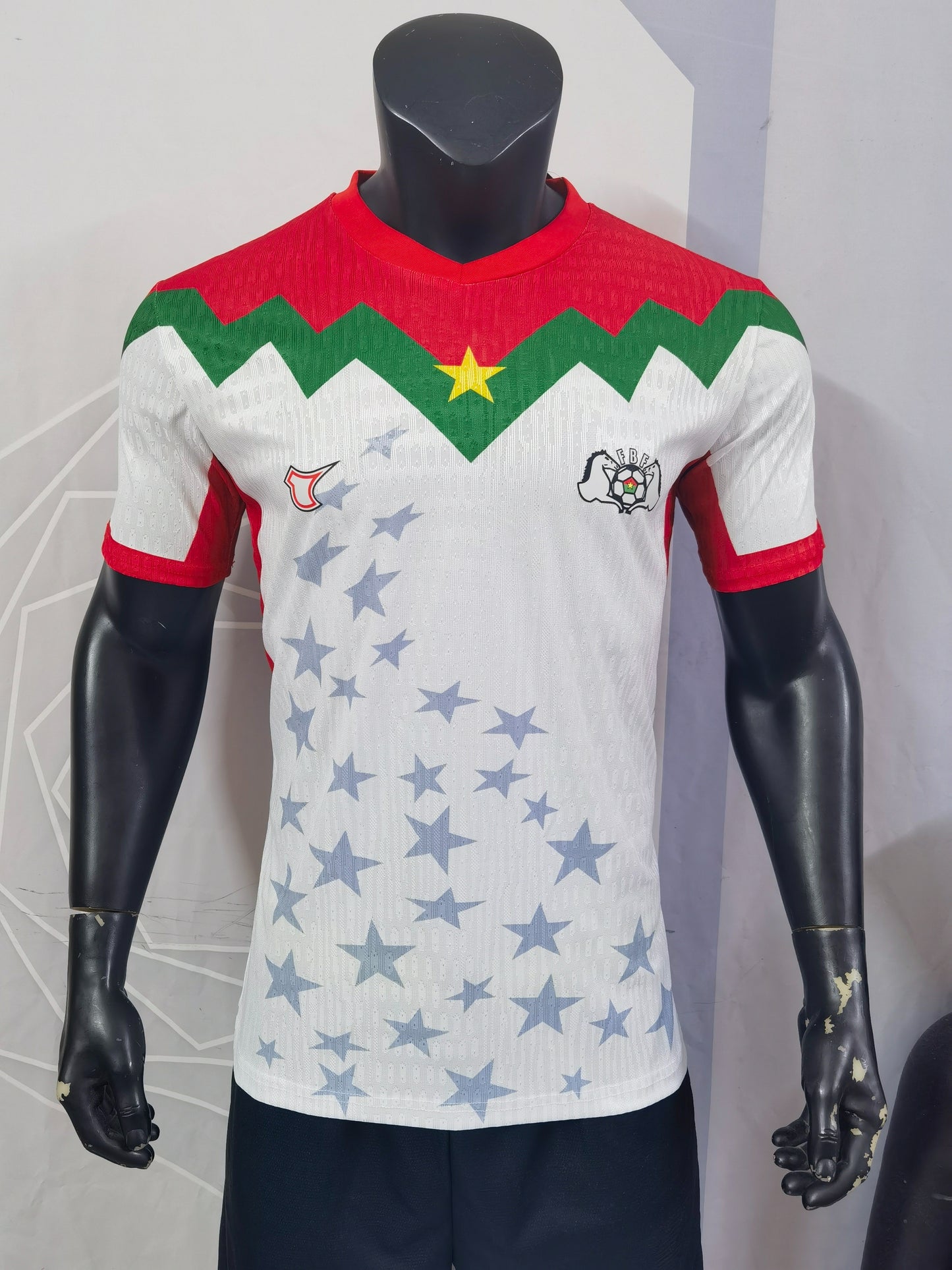 Burkina Faso 2025 White Home Soccer Jersey