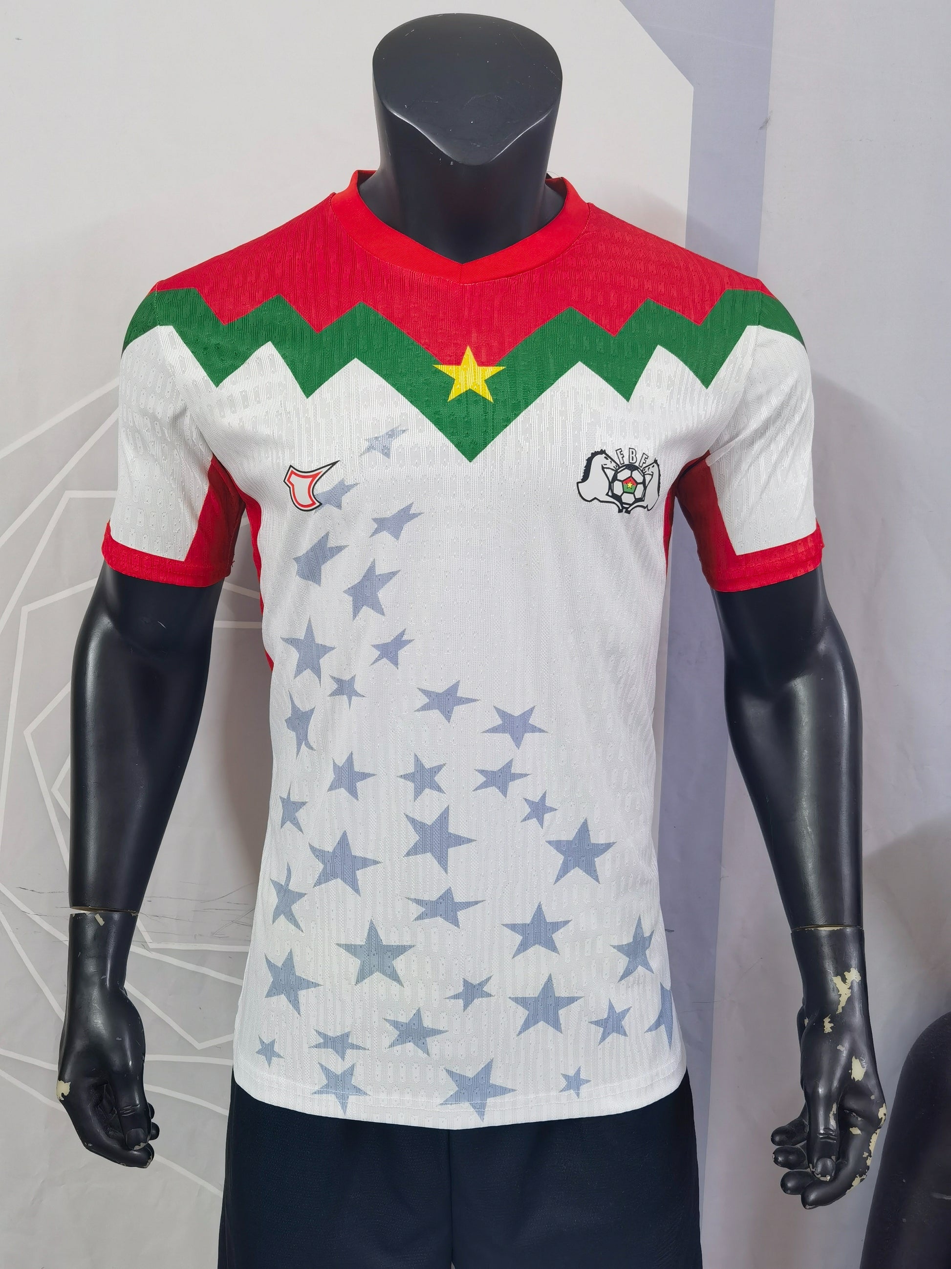 Burkina Faso 2025 White Home Soccer Jersey