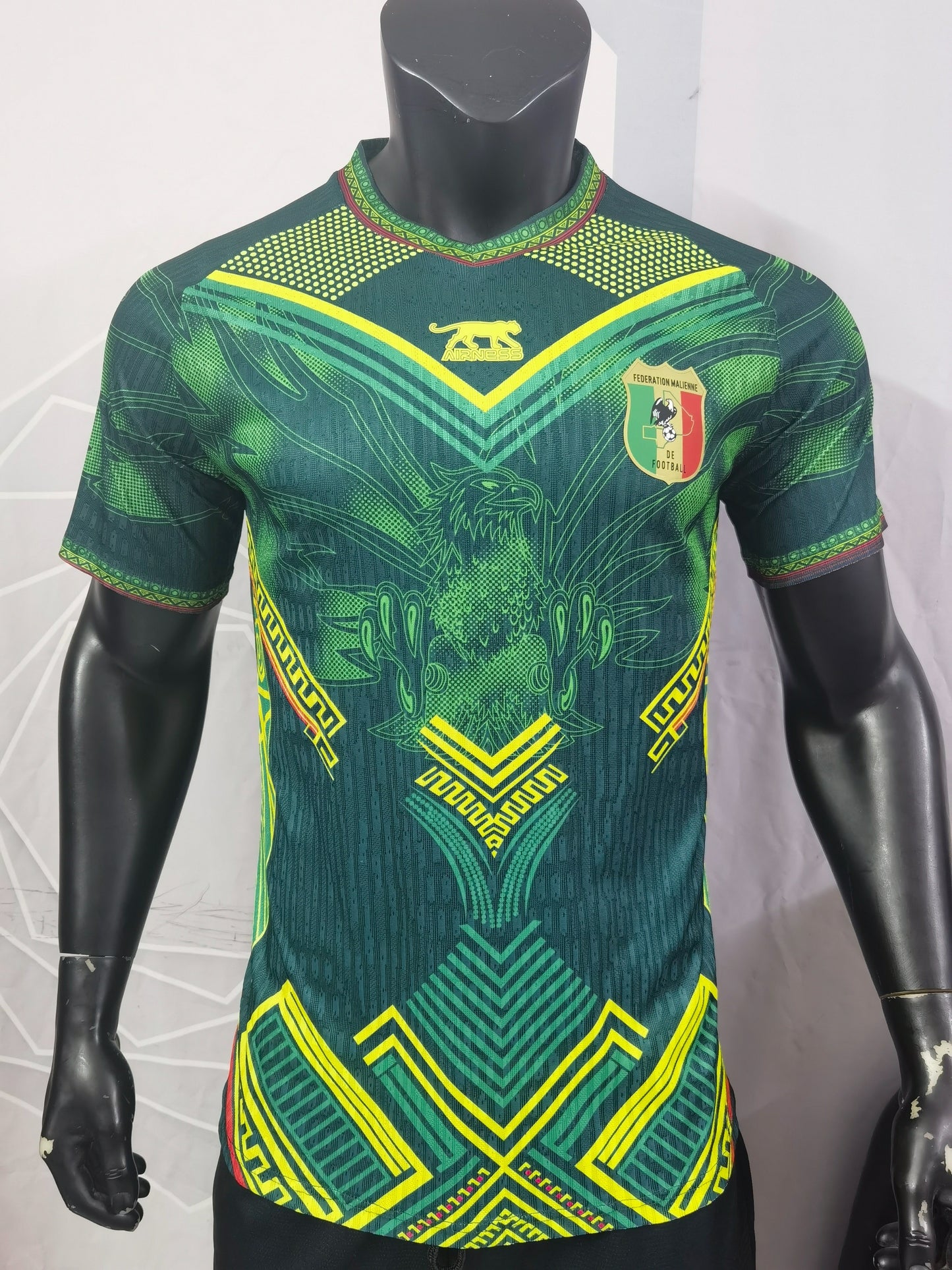 Mali 2025 Green Soccer Jersey for Country Team Support