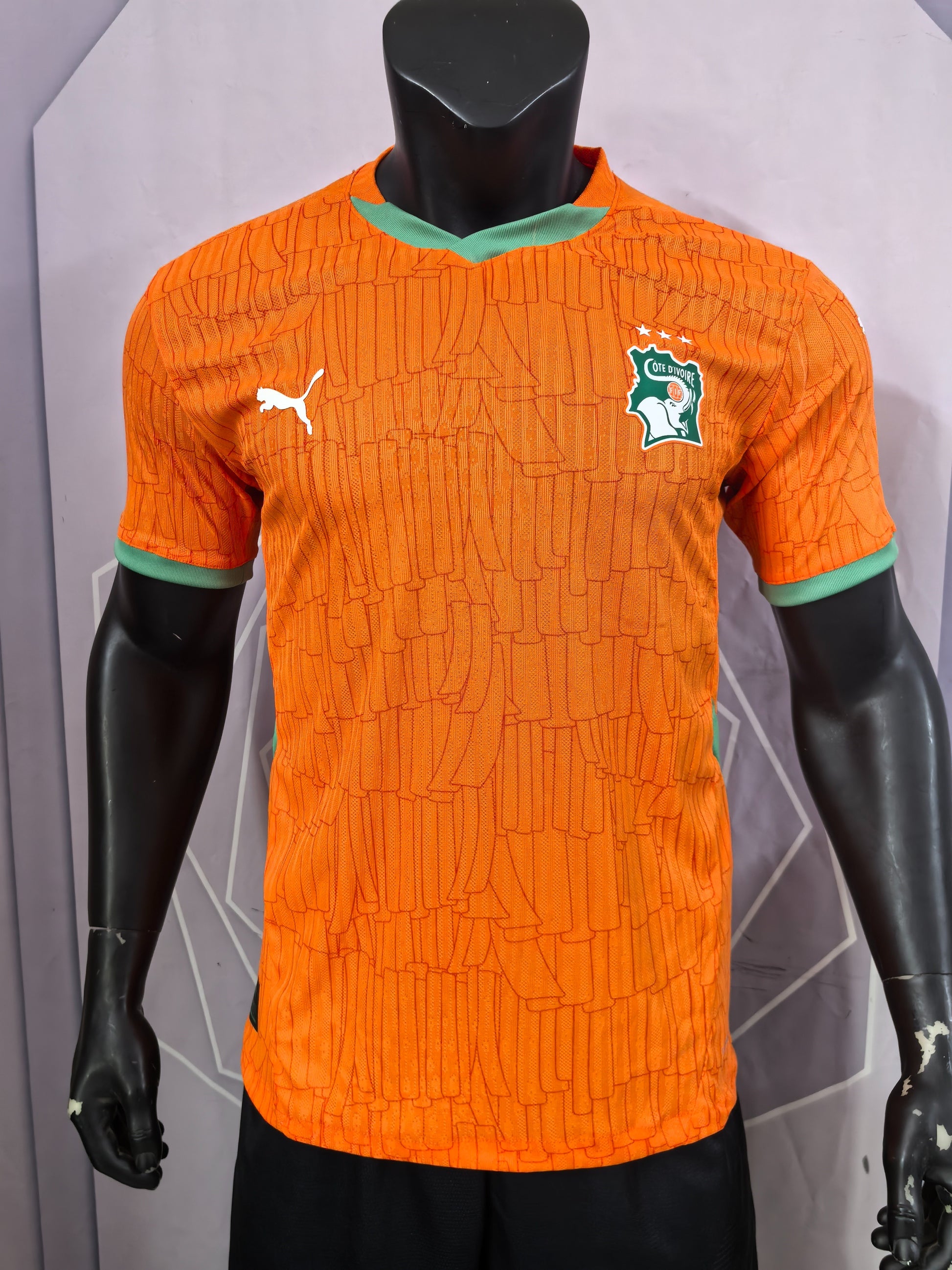 Ivory Coast 2025 Home Jersey in Orange for National Team