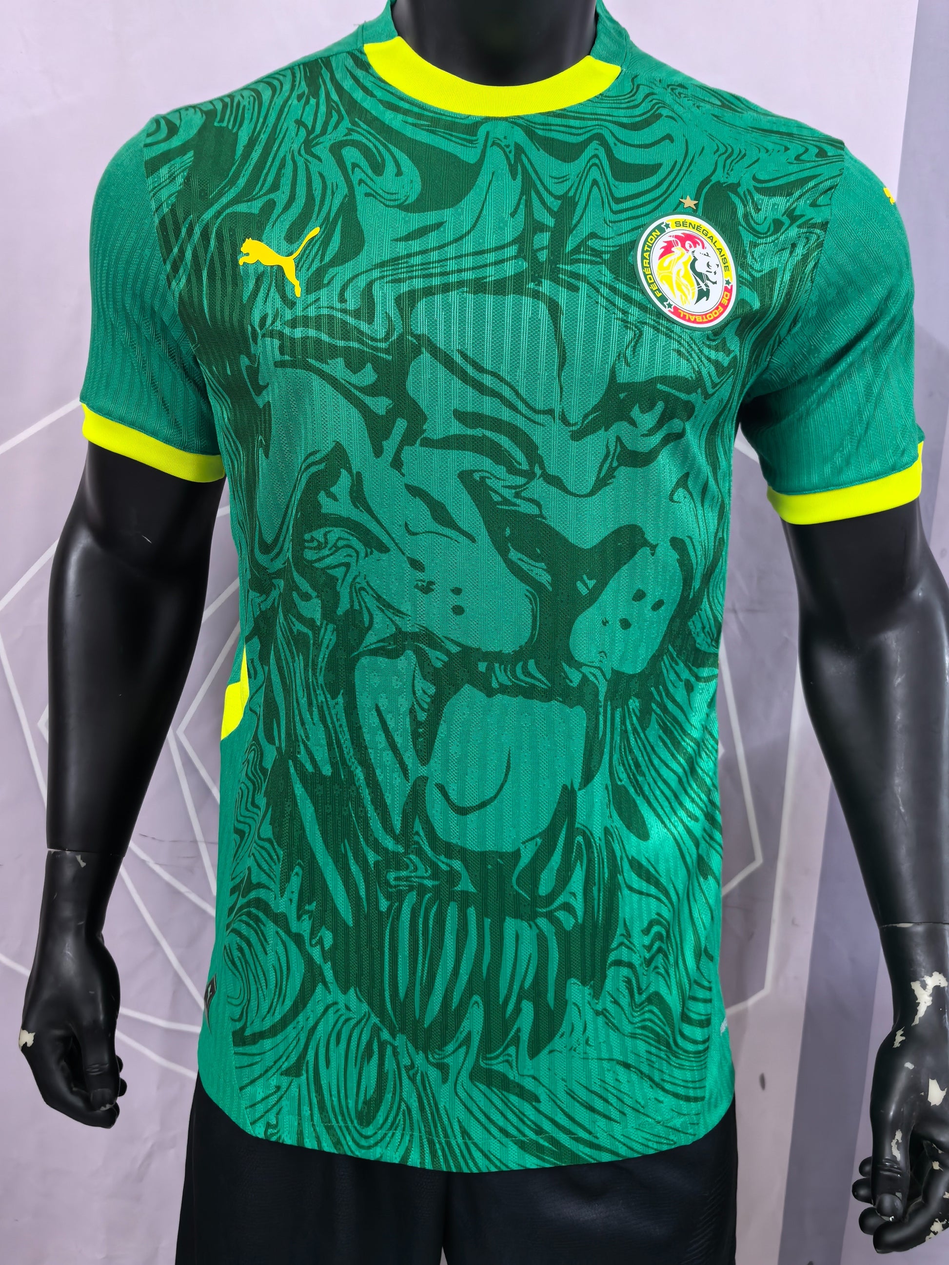 Senegal 2025 Away Green Soccer Jersey National Team Kit