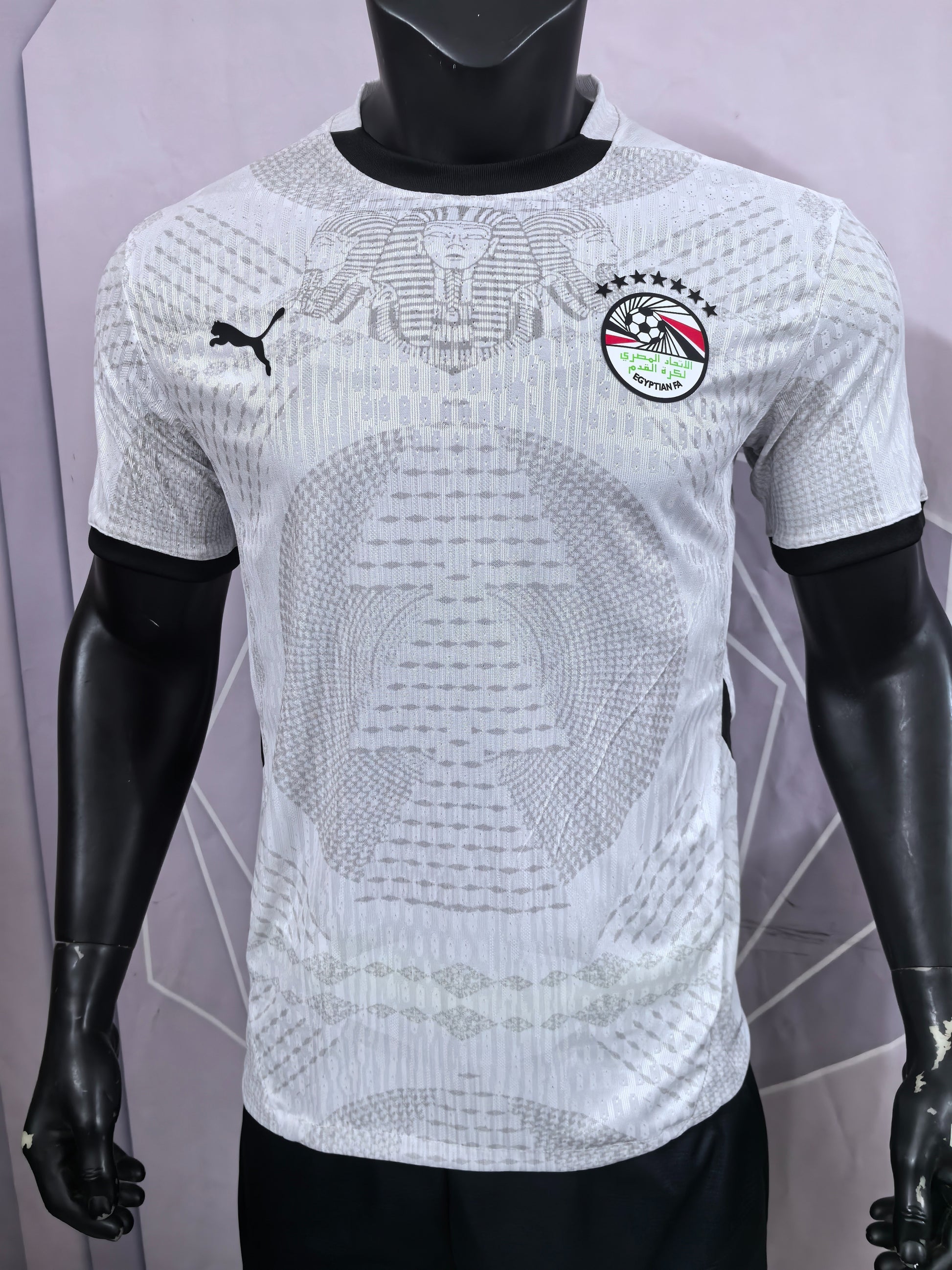 Egypt 2025 Away White Soccer Jersey for National Team
