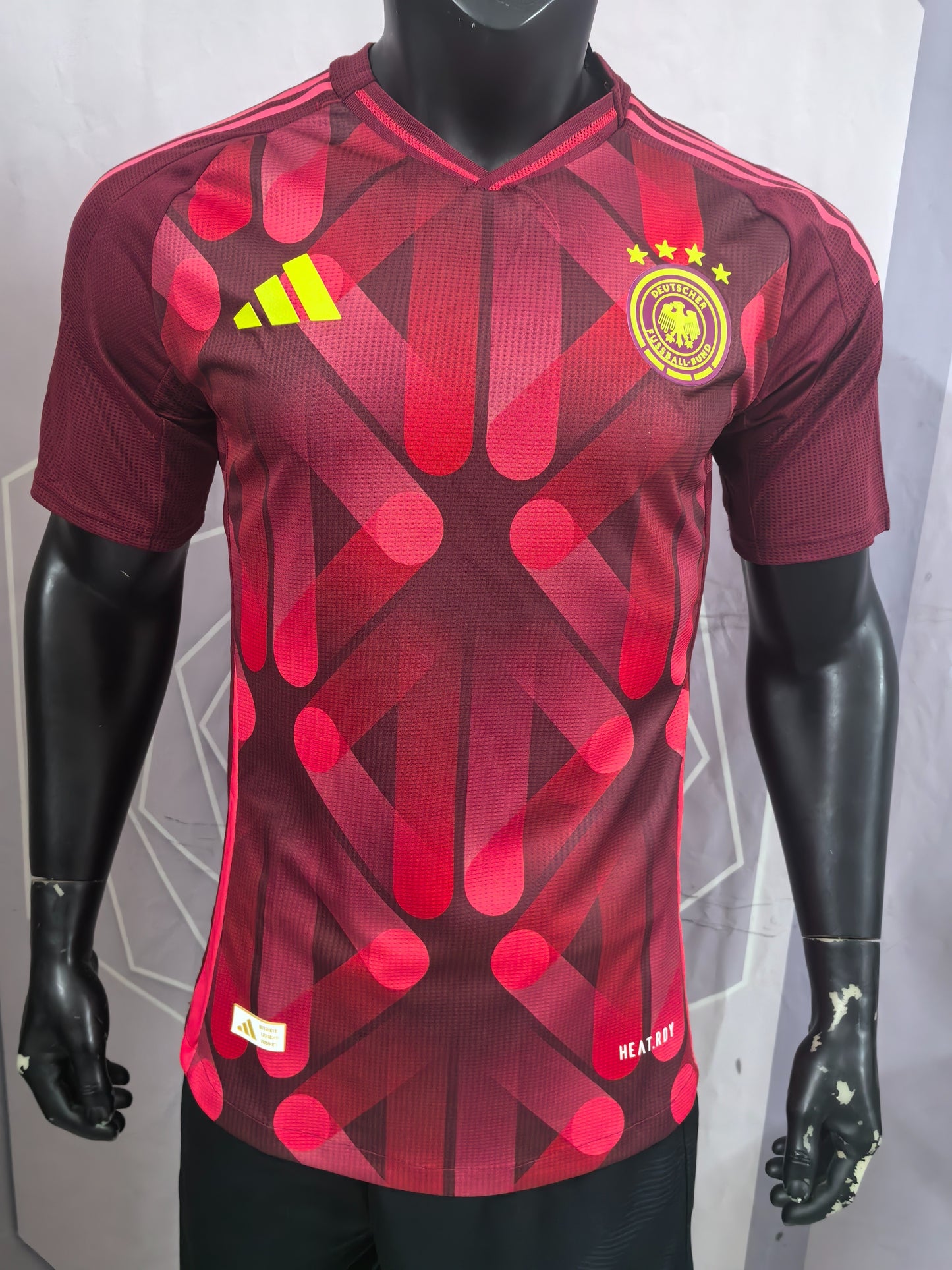 Germany 2025 Away Maroon Soccer Jersey in a Refined Look