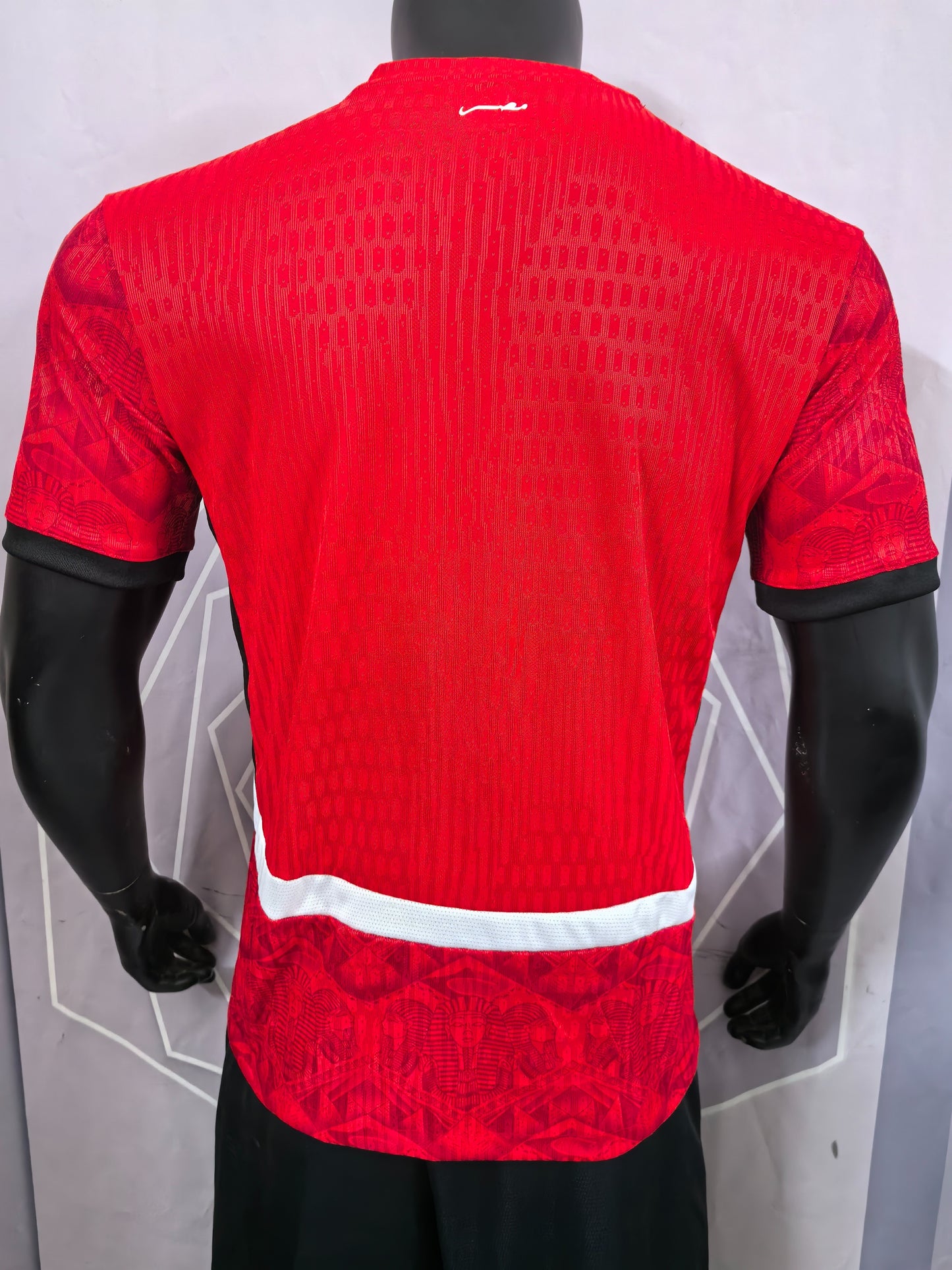 Egypt 2025 Home Red Soccer Jersey in a Refined Matchday Look
