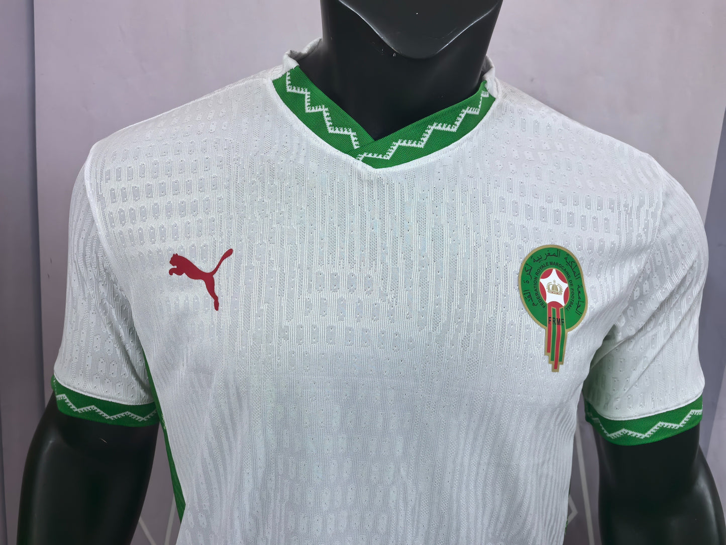 Morocco 2025 Away White Soccer Jersey for National Team Wear
