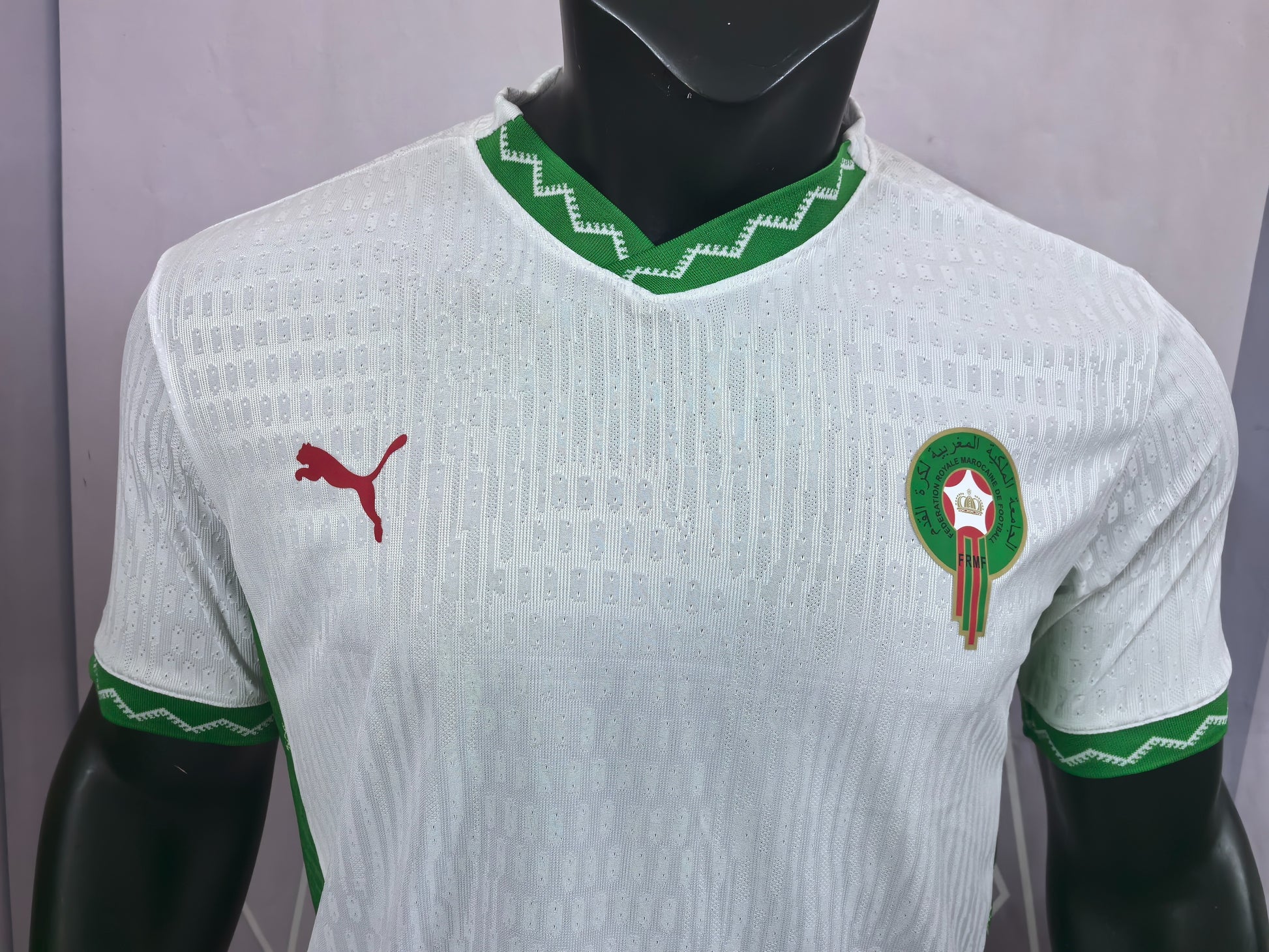 Morocco 2025 Away White Soccer Jersey for National Team Wear