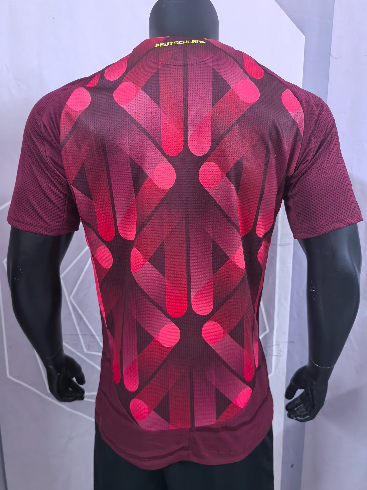 Germany 2025 Away Maroon Soccer Jersey in a Refined Look