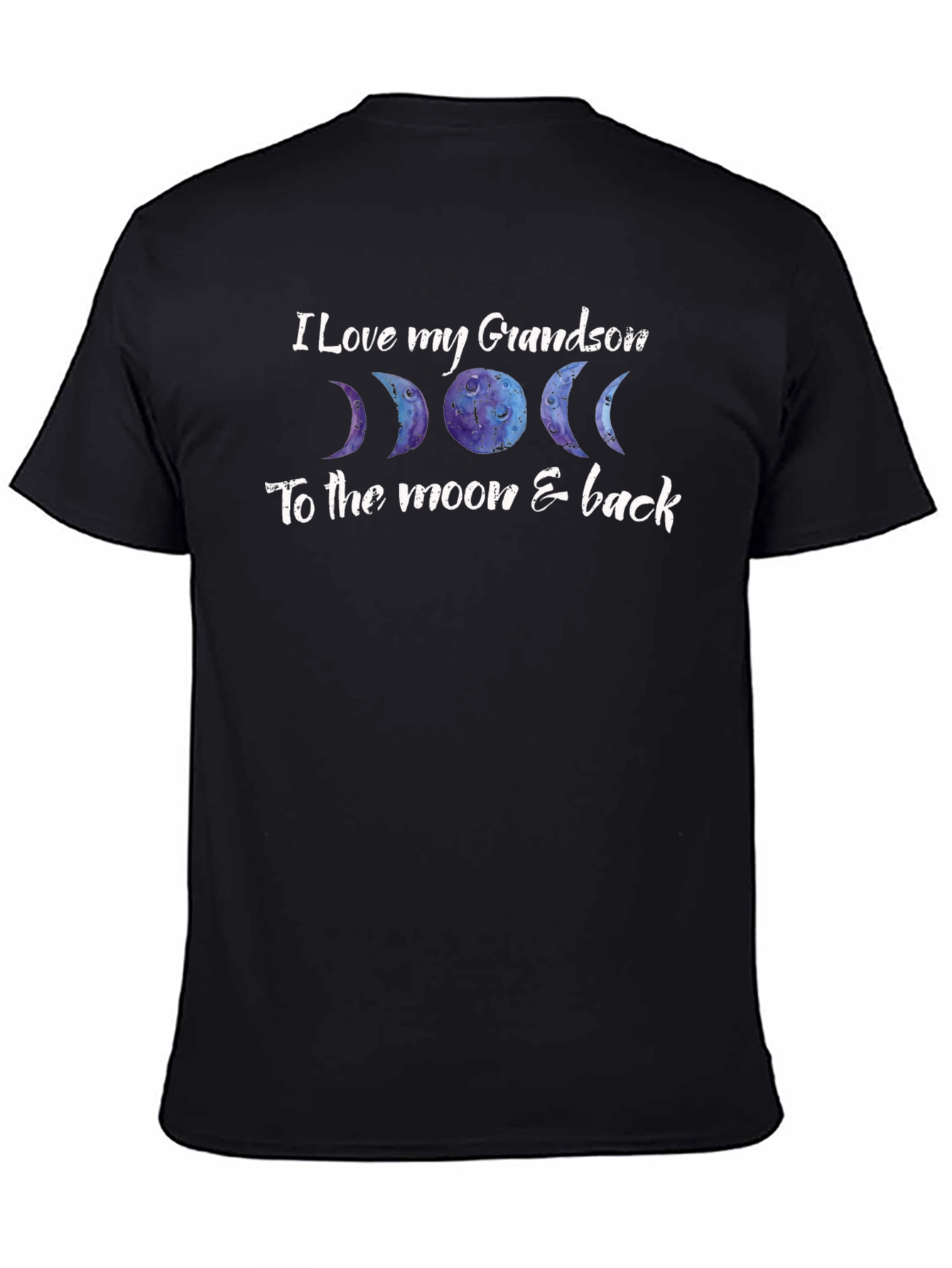 I Love My Grandson Moon Phases T-Shirt