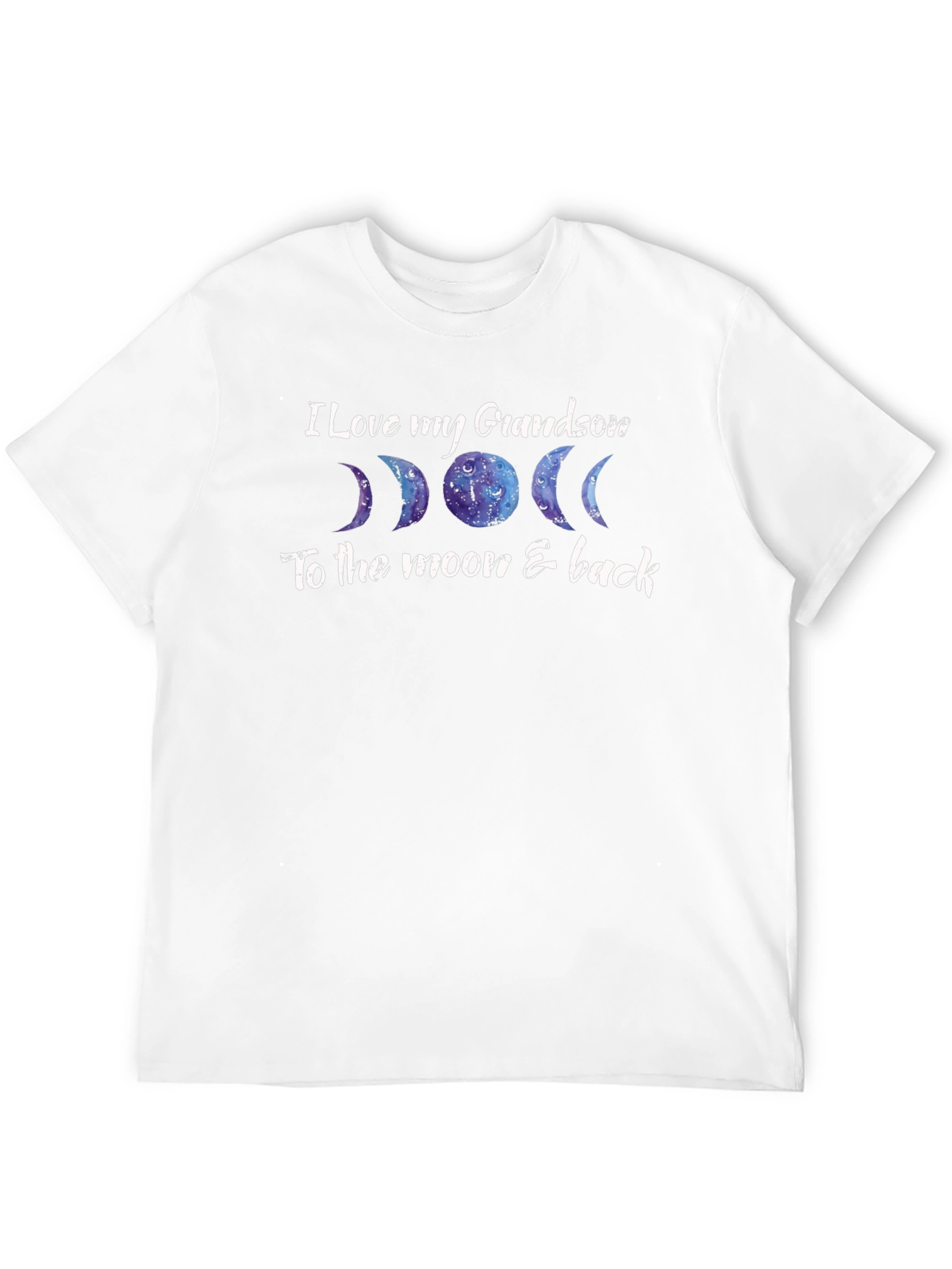 I Love My Grandson Moon Phases T-Shirt