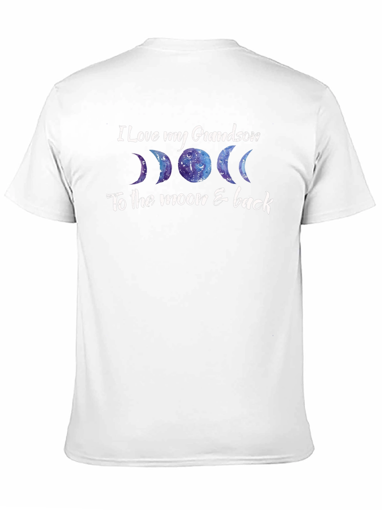 I Love My Grandson Moon Phases T-Shirt
