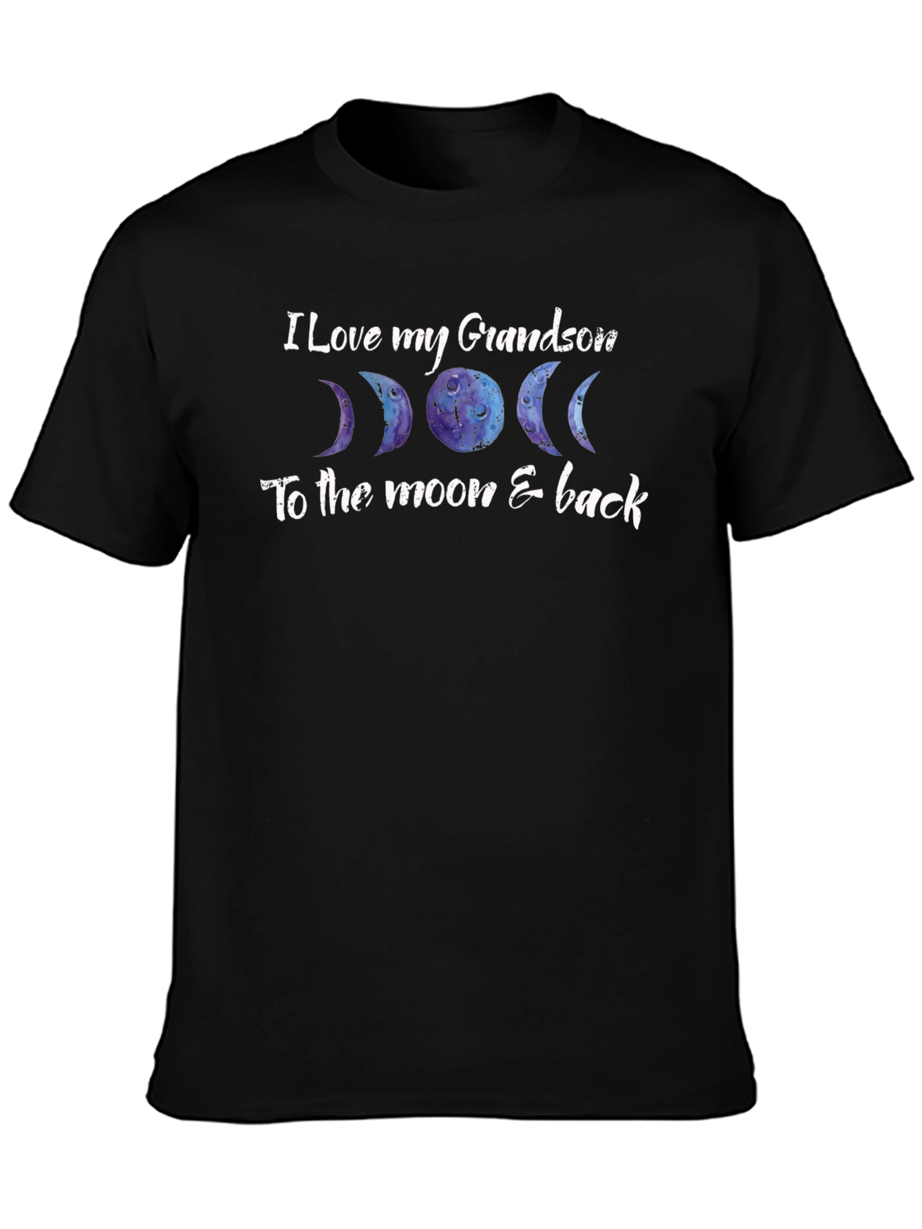 I Love My Grandson Moon Phases T-Shirt