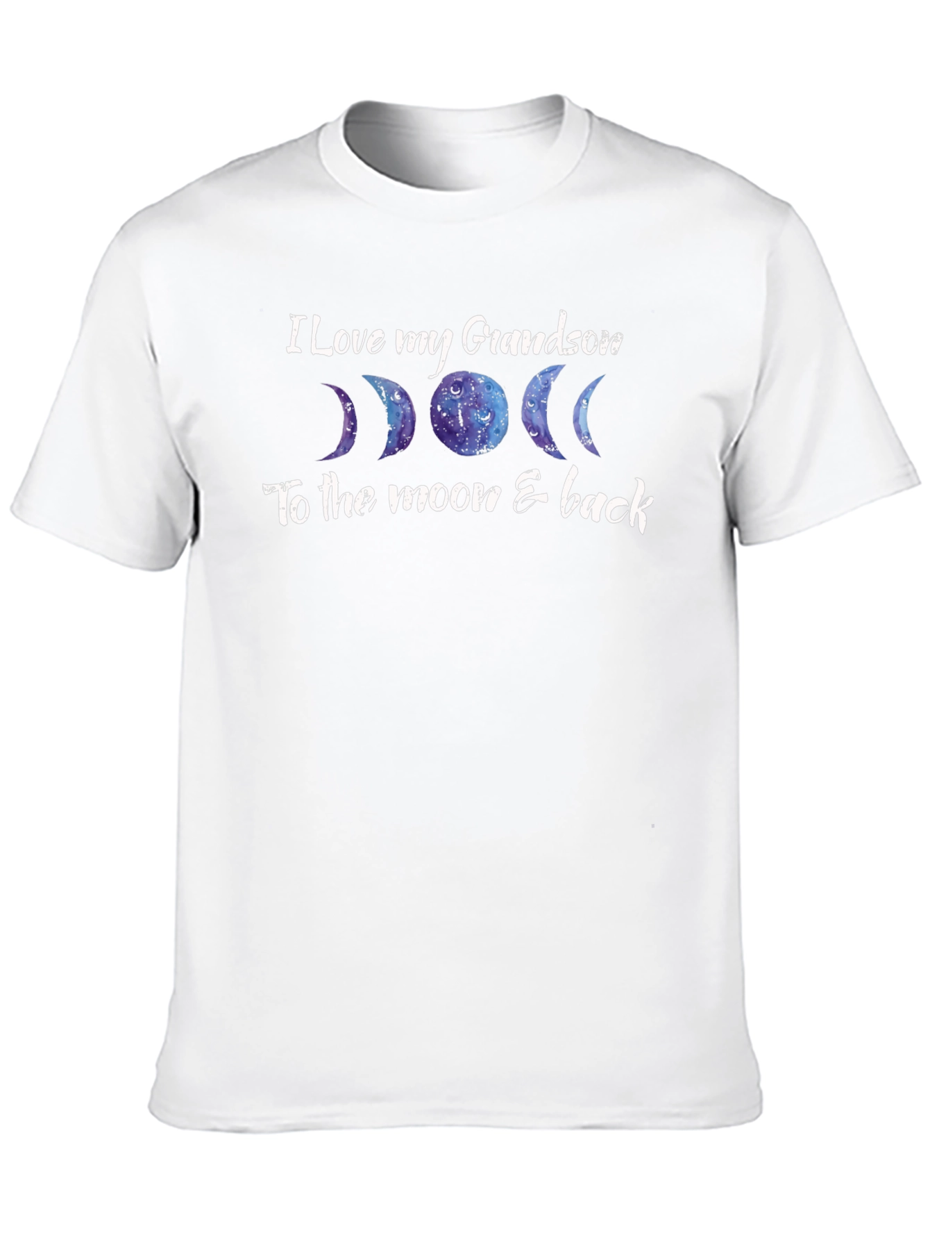 I Love My Grandson Moon Phases T-Shirt